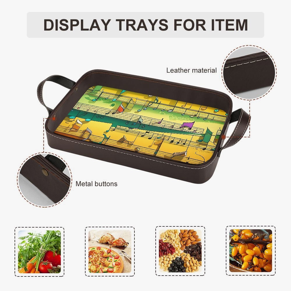 Musical Dance Leather Tray