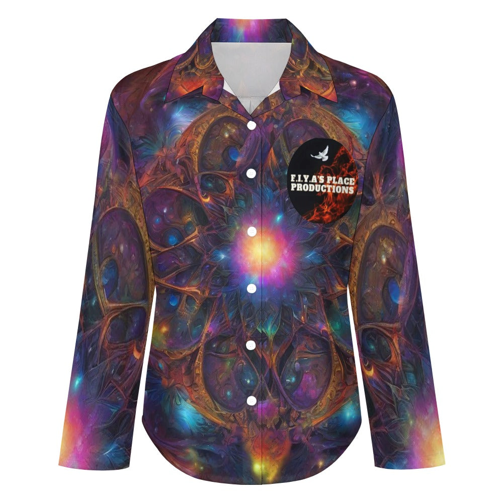 FIYAS PLACE PRODUCTION Cropped hem shirt