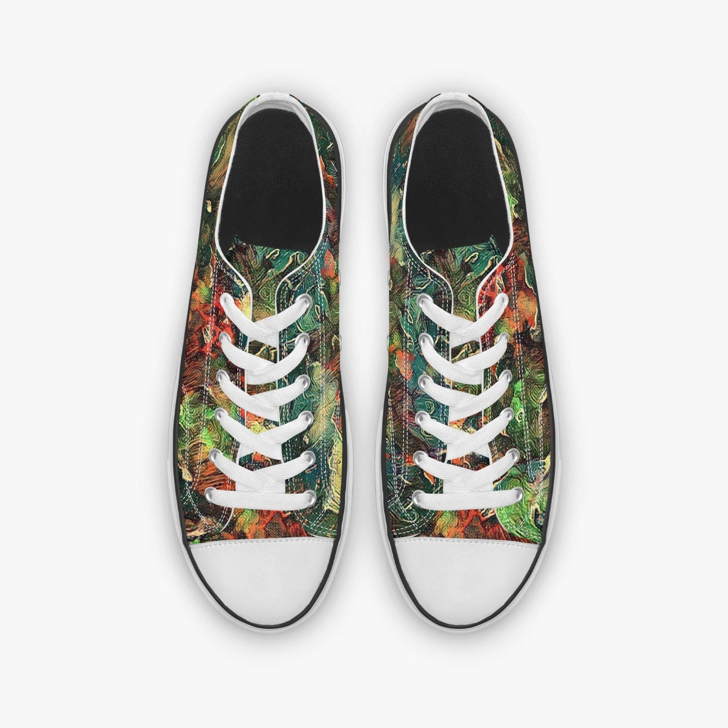 Space Storm Low Canvas Shoes-White sole
