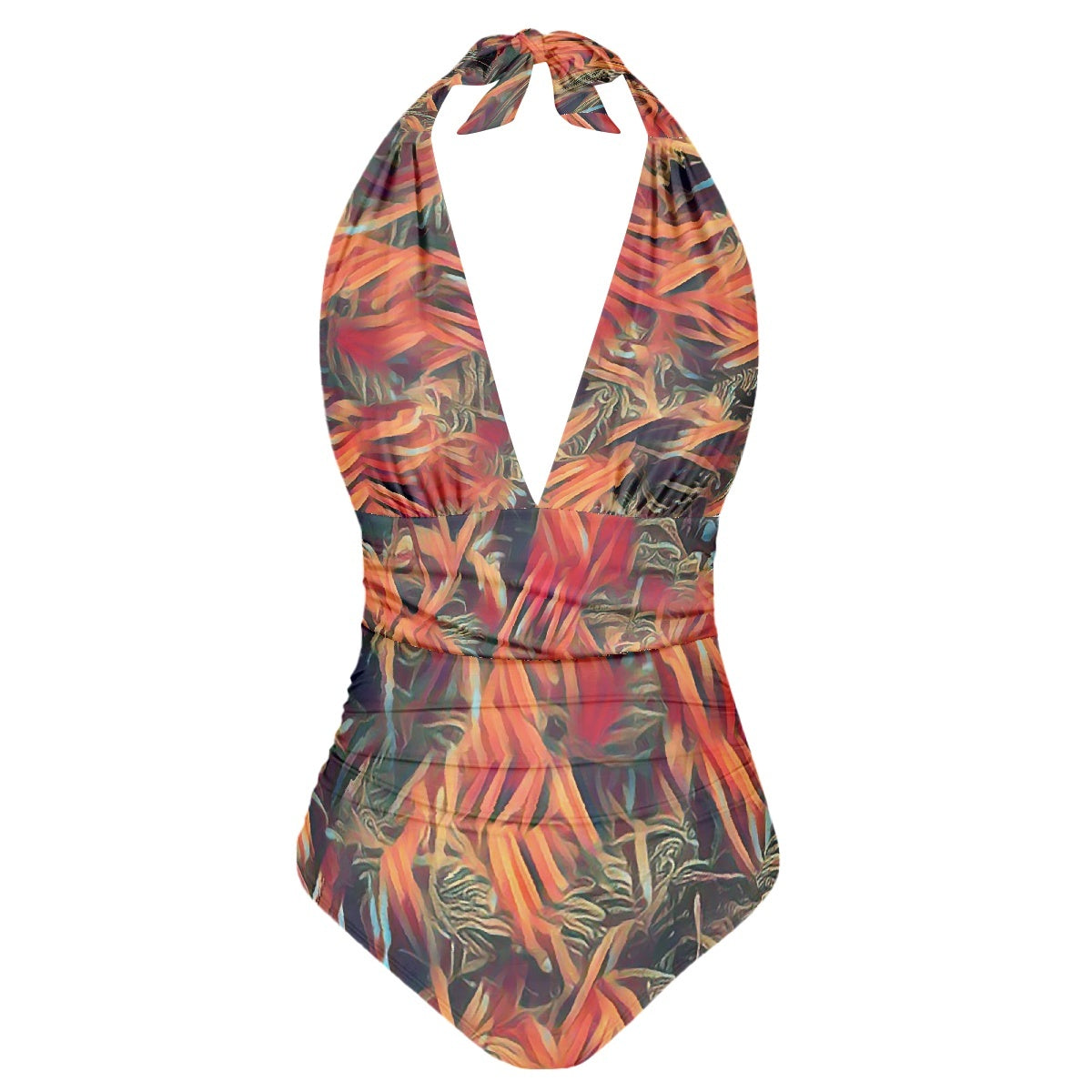 Fiery Whispers Women's One-Piece Swimsuit