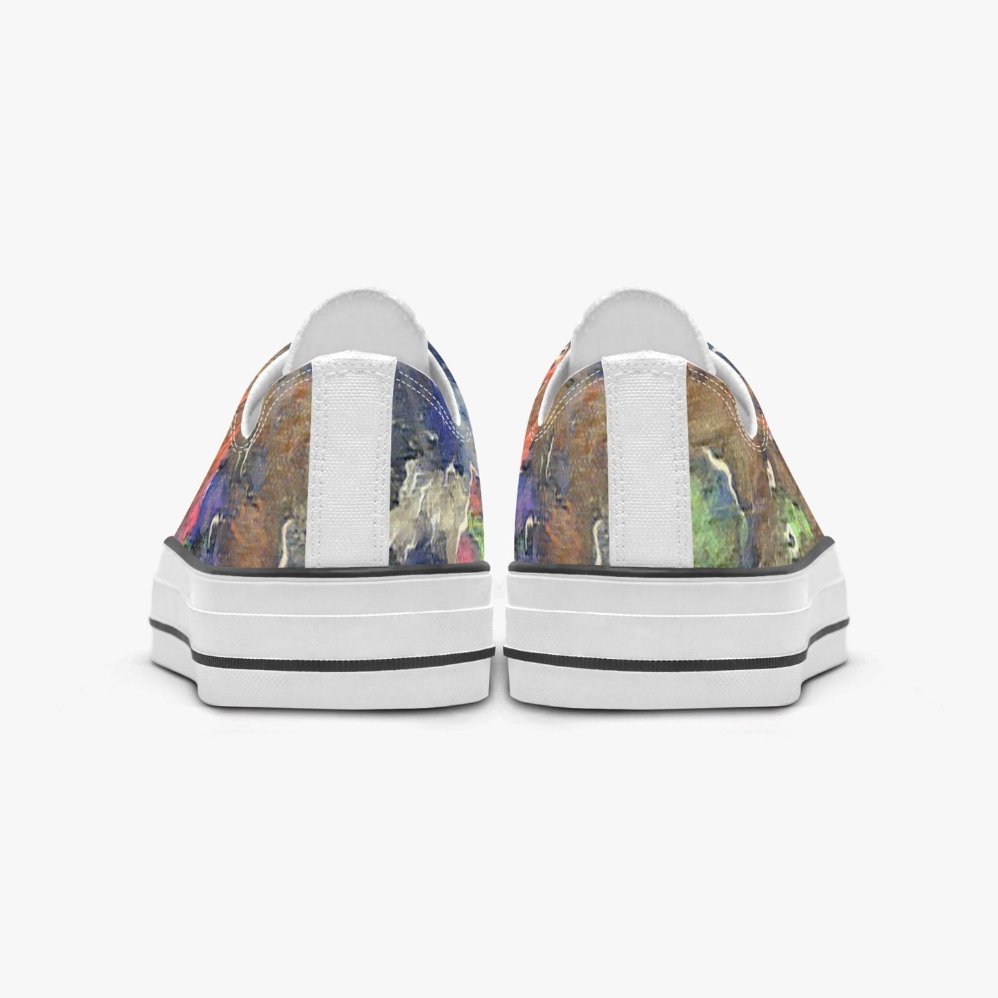 Space Storm Low Canvas Shoes-White sole