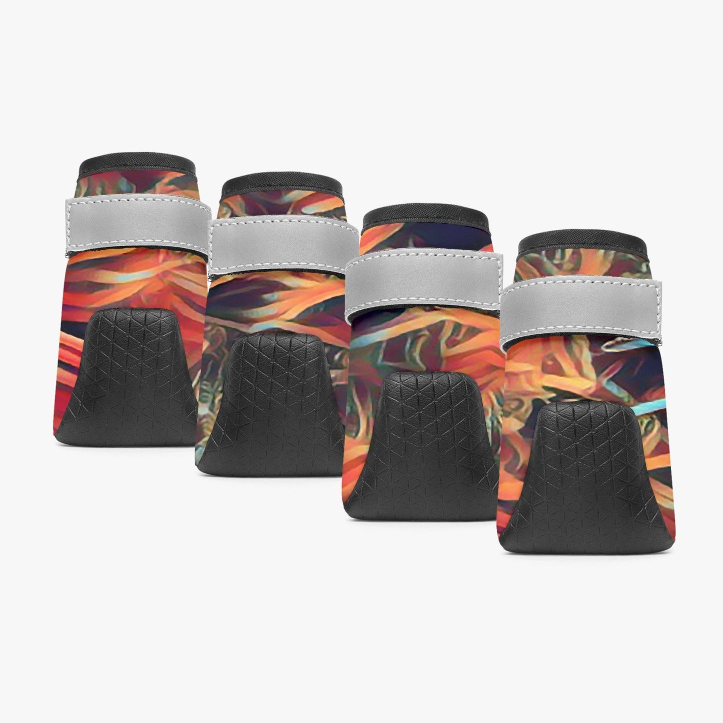 Fiery Whispers Pet Booties for Dogs