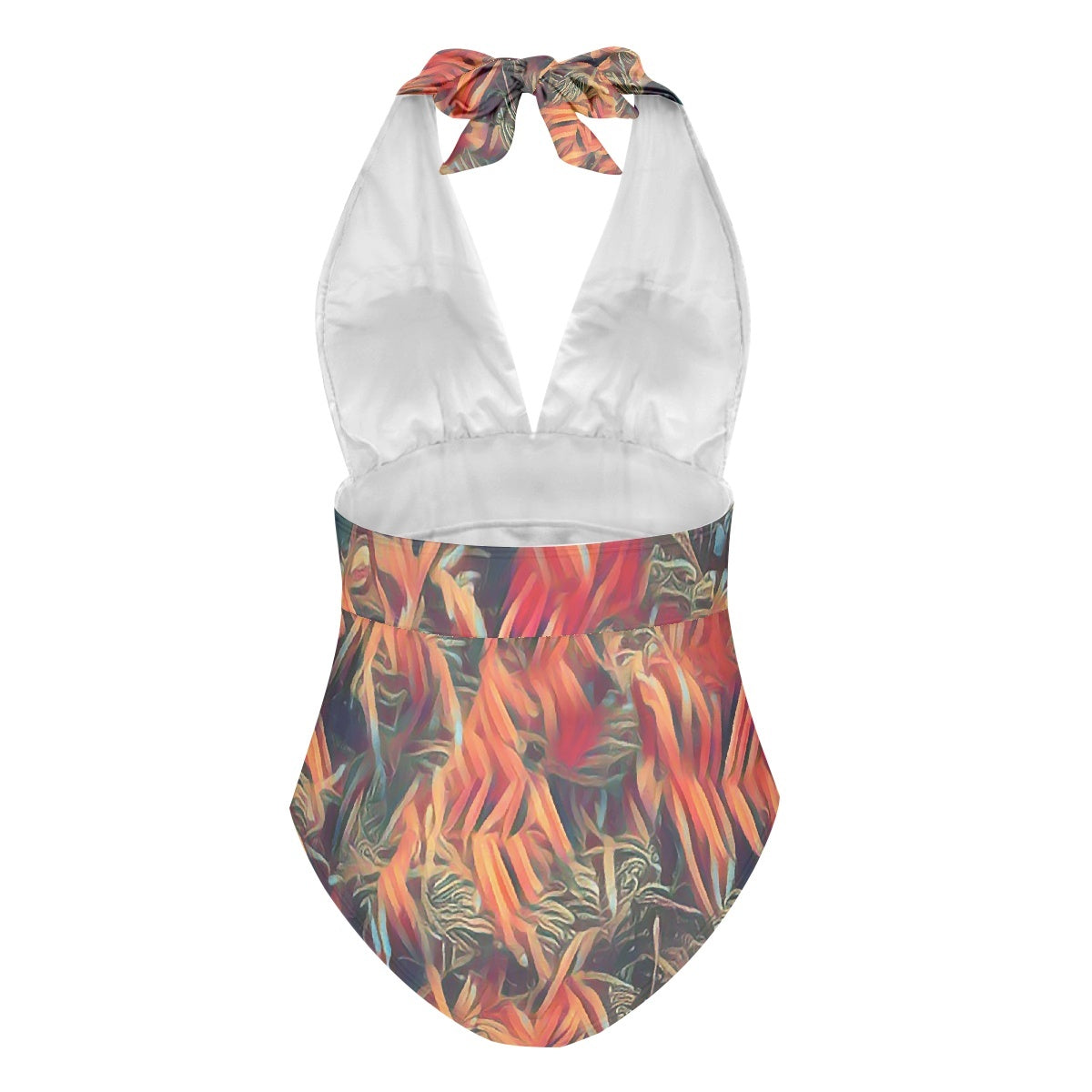 Fiery Whispers Women's One-Piece Swimsuit