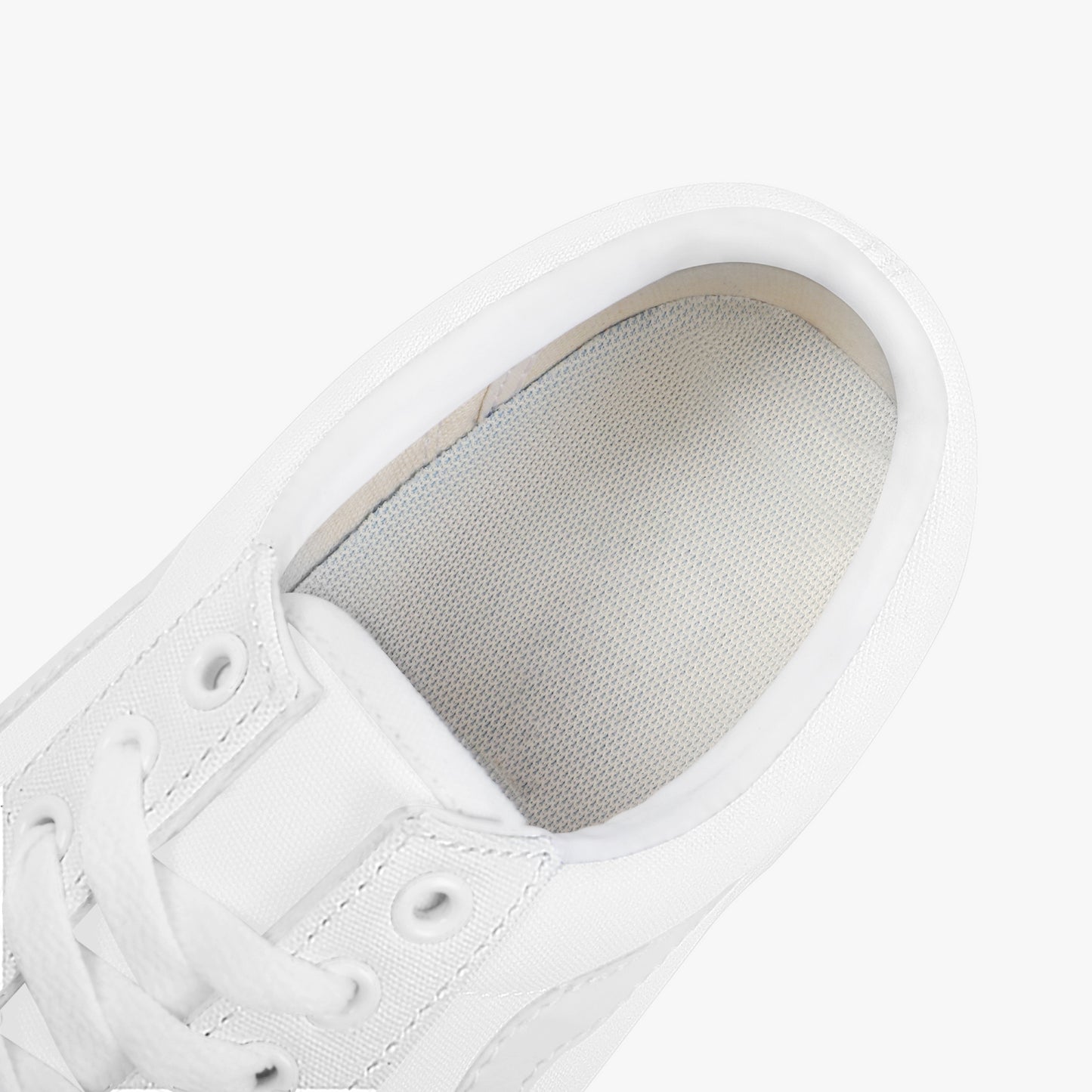 Space Petals Trendy Low-Top Canvas Sneakers