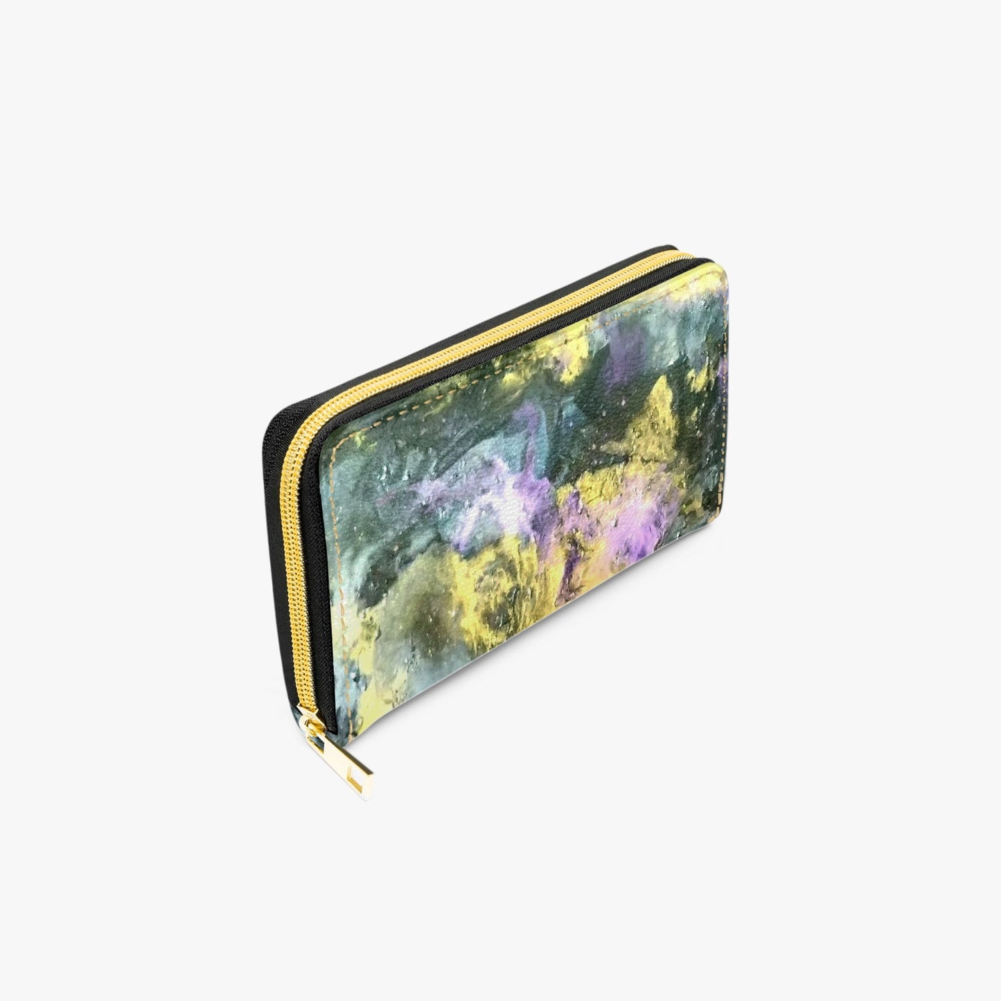 Golden Galaxy Long Type Zipper Purse