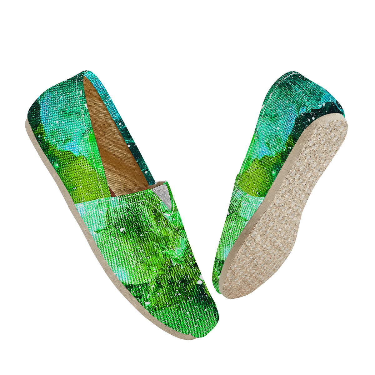 Galactic Love Canvas Flats