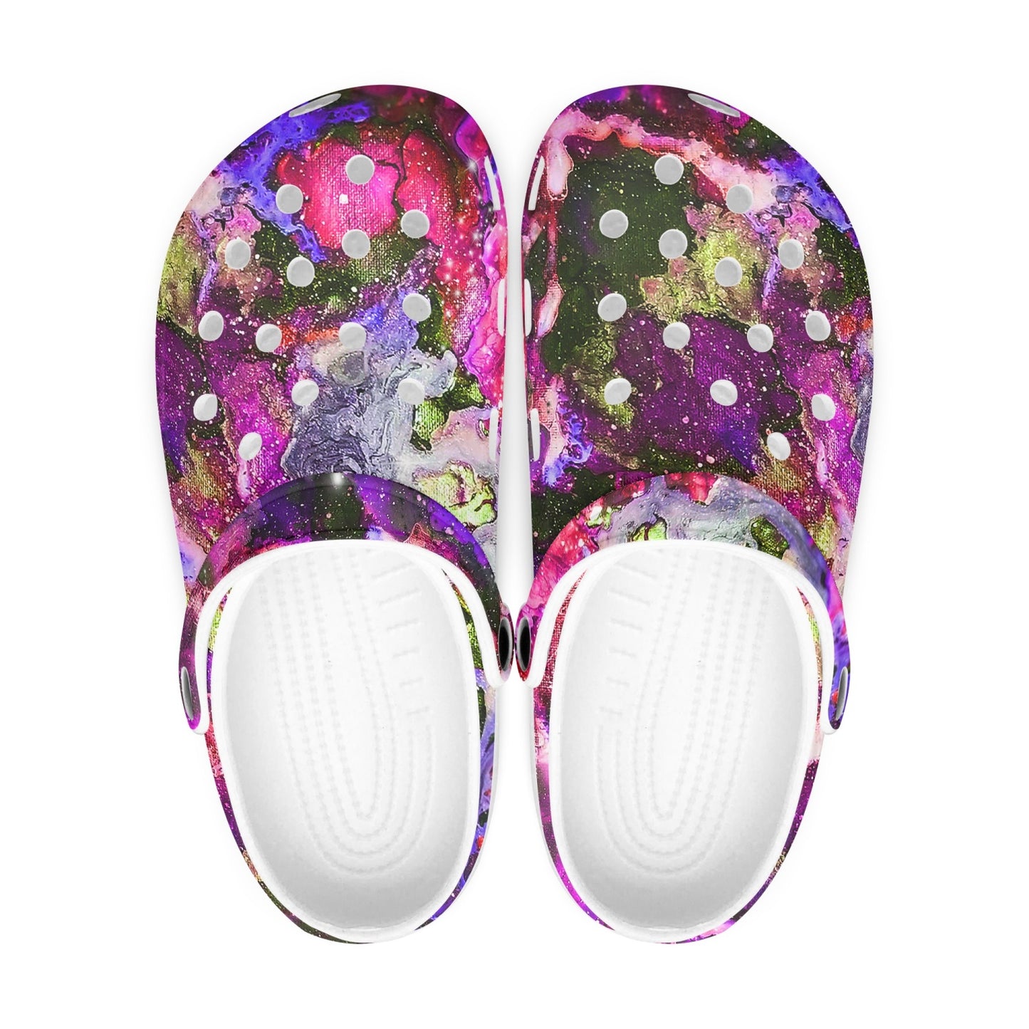Galaxy: Magenta Clogs