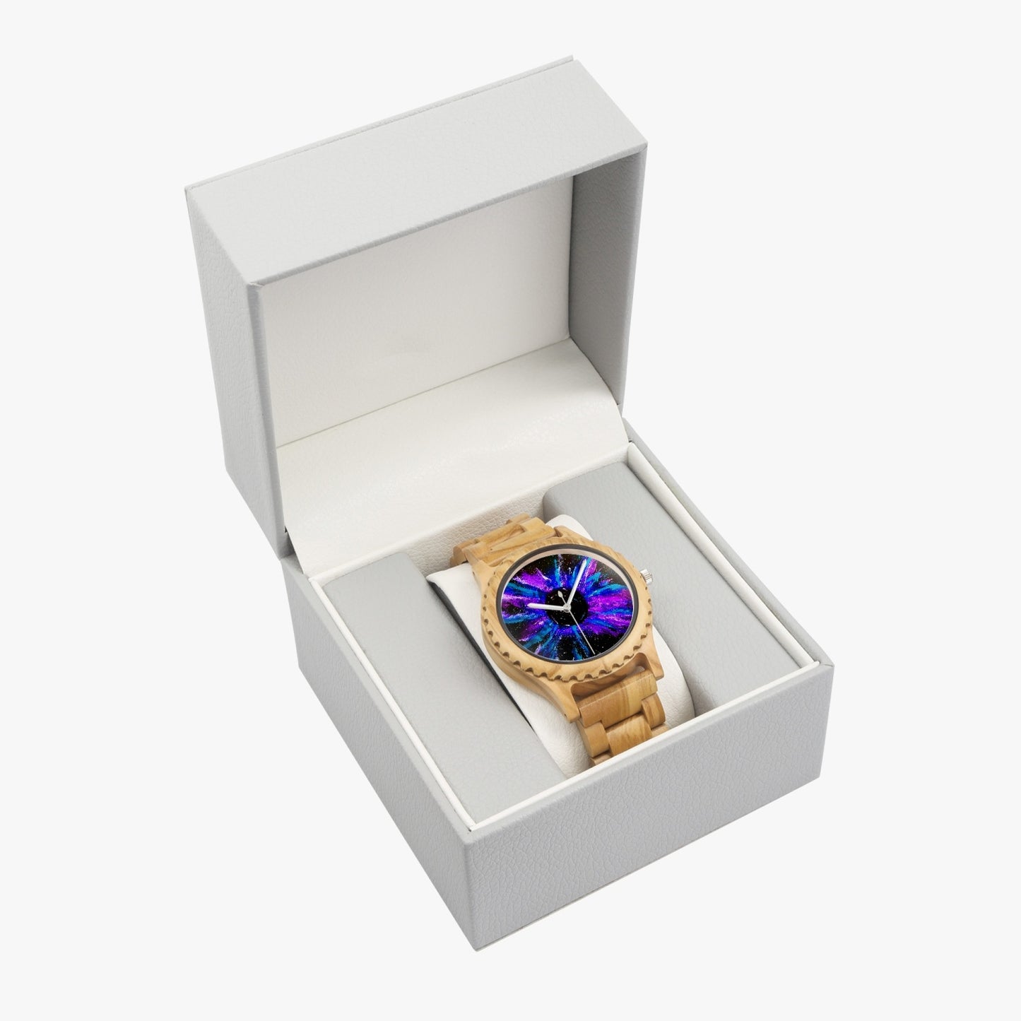 Black Hole Italian Olive Lumber Wooden Watch