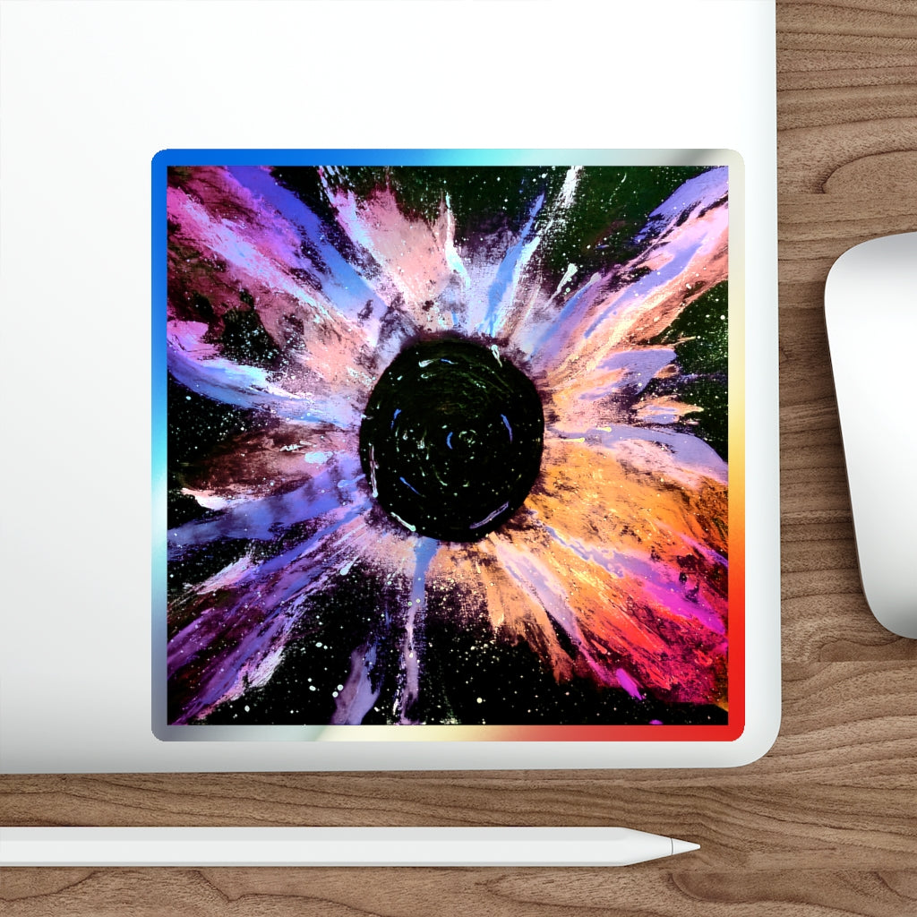 Black Hole Holographic Die-cut Stickers