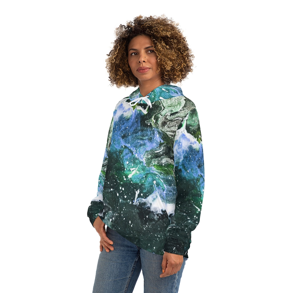 Galactic Clouds Light Blue Hoodie