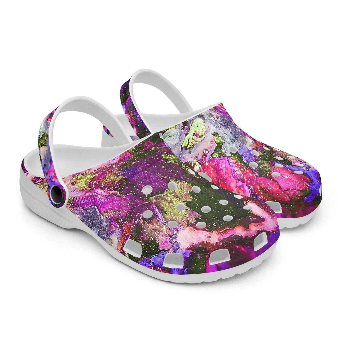 Galaxy: Magenta Clogs
