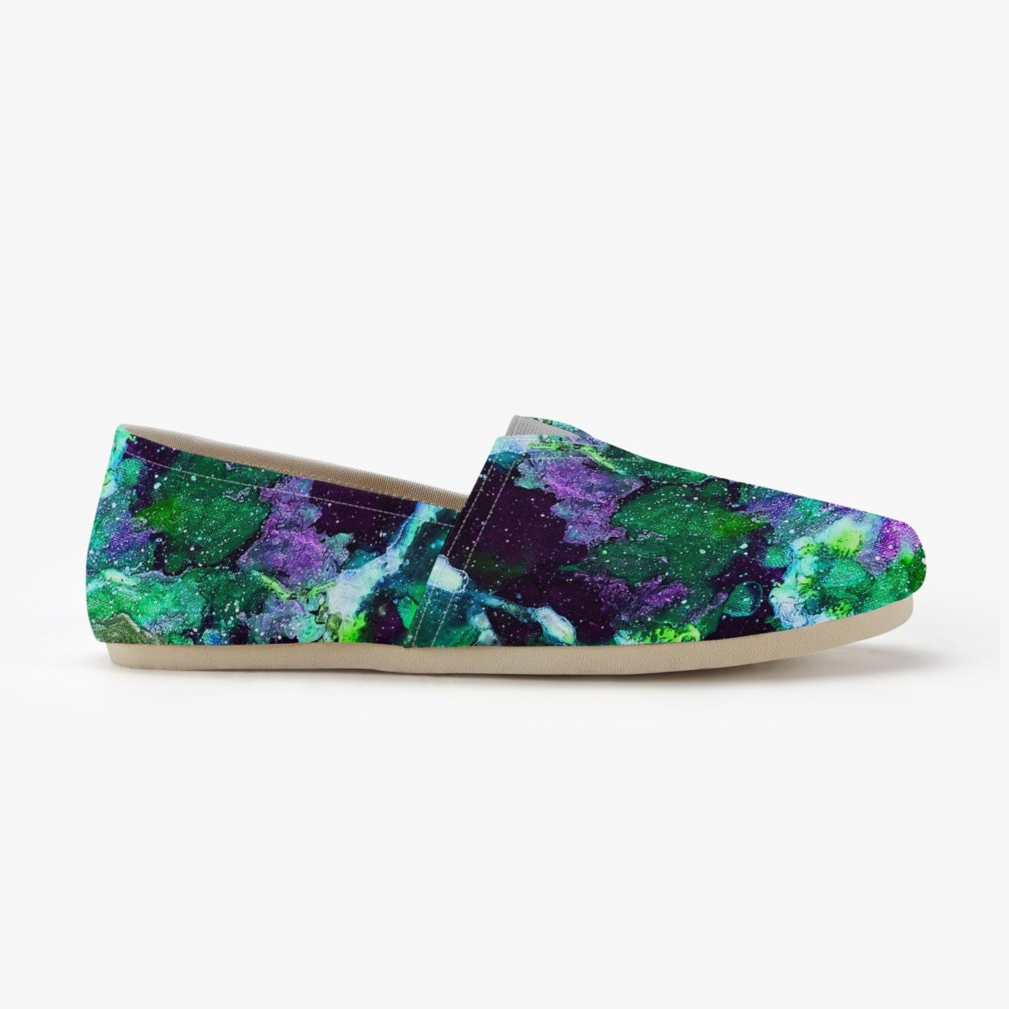 Galaxy - Green/Turquoise Slip On Timmy’s Shoes