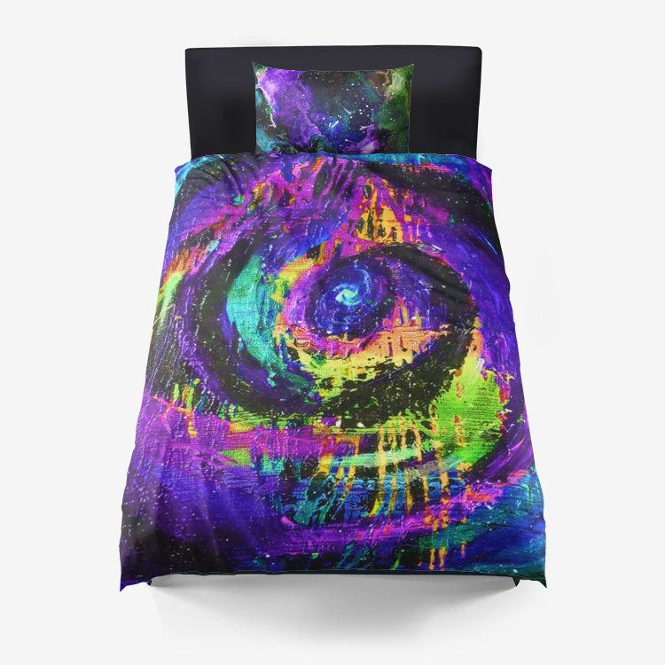 Different DImensions/Galactic Clouds Microfiber Duvet Cover & Pillow Cases