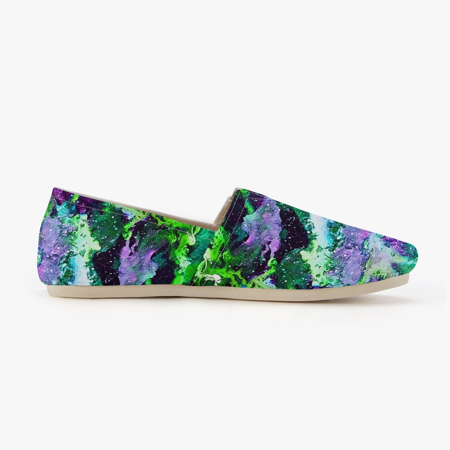 Galaxy - Green/Turquoise Slip On Timmy’s Shoes