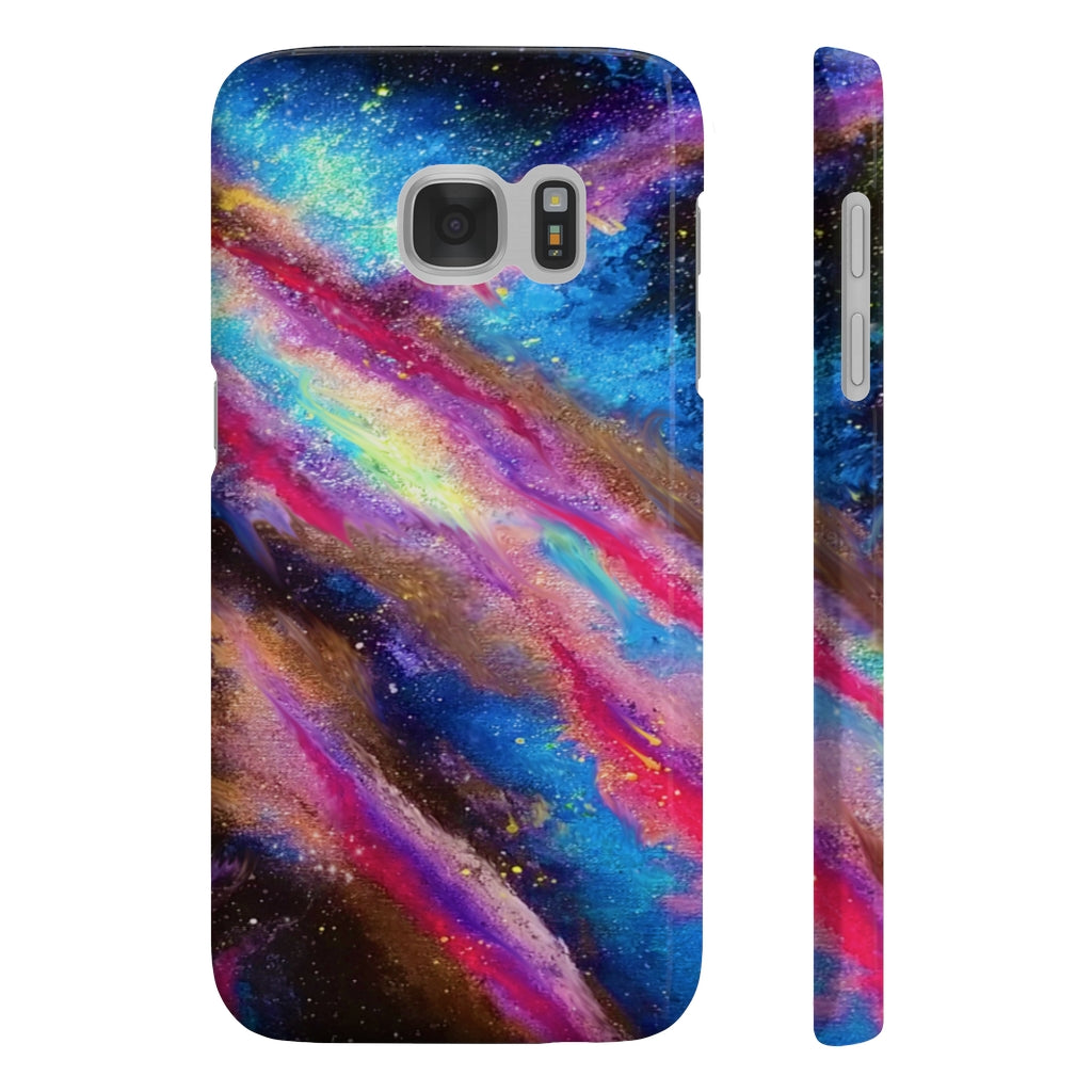 Explosive Nebula Slim Phone Cases