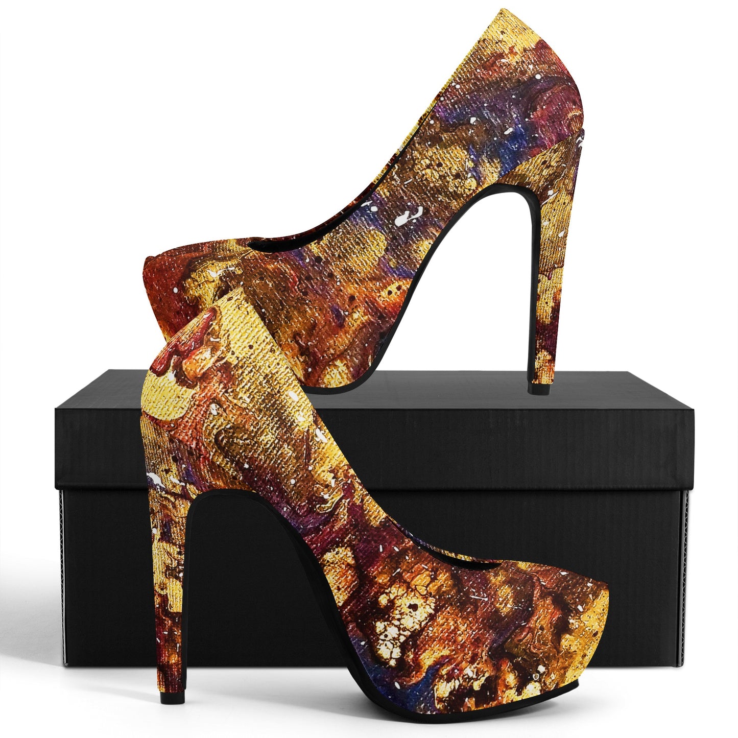 Heaven Meets Universe Women Platform Pumps 5 Inch High Heels
