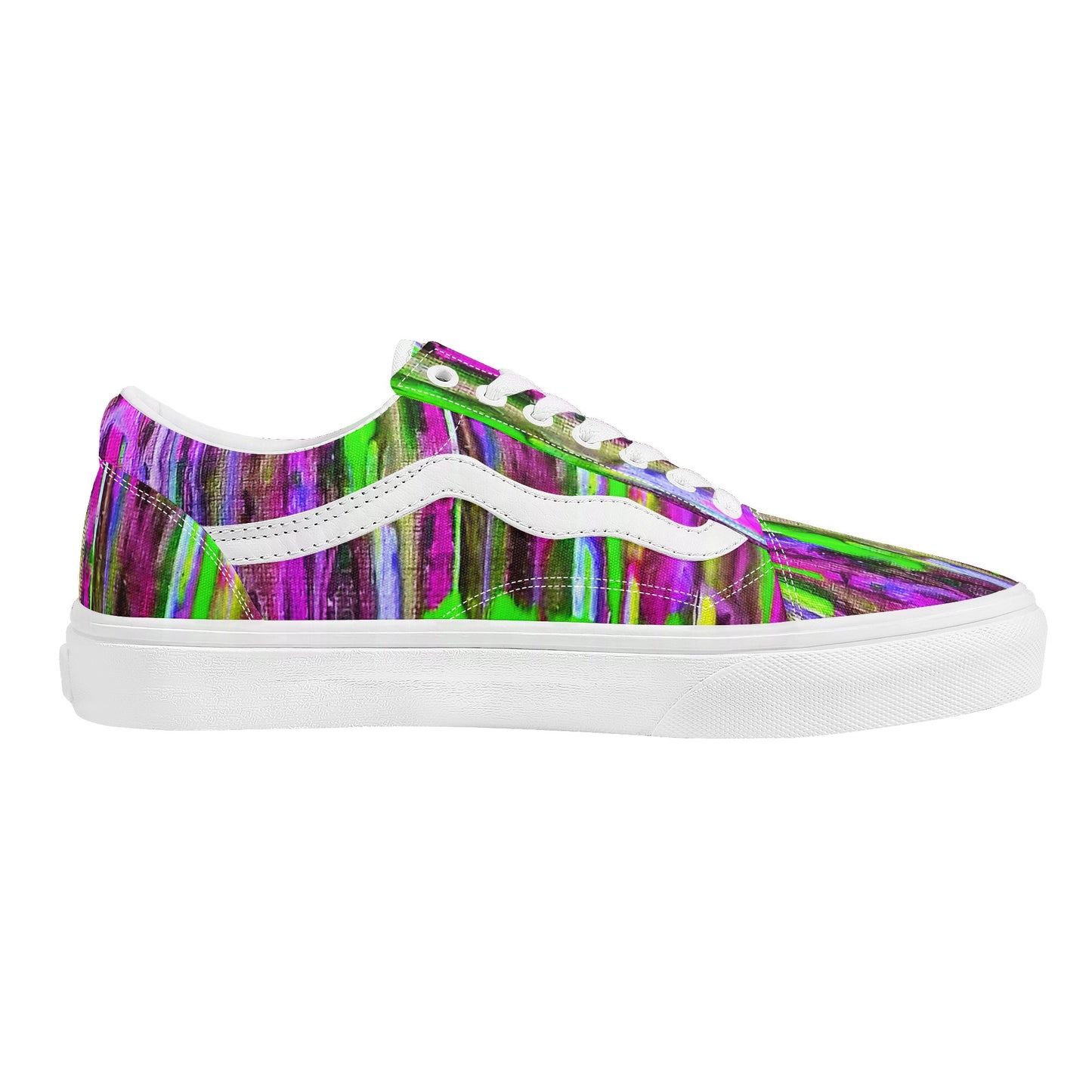 Rainbow drip Mens Low Top Sneakers