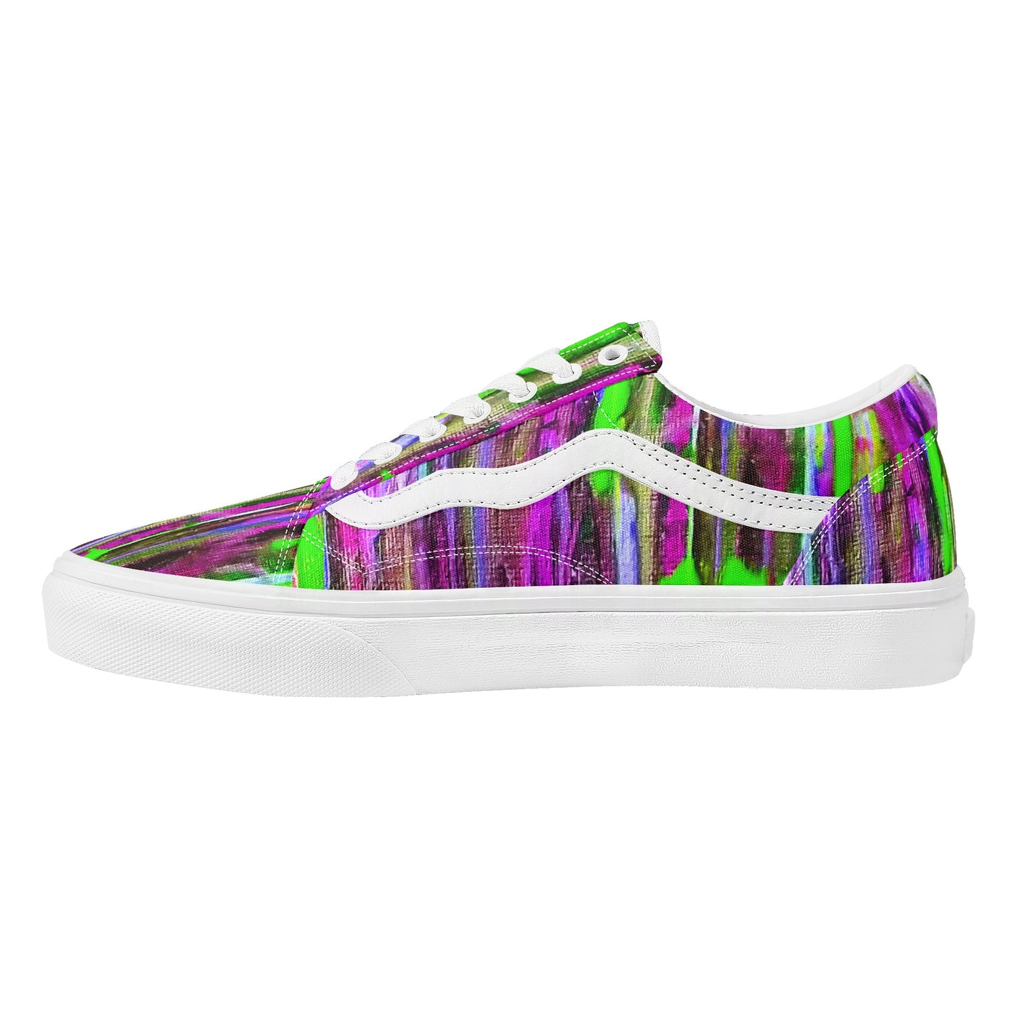 Rainbow drip Mens Low Top Sneakers