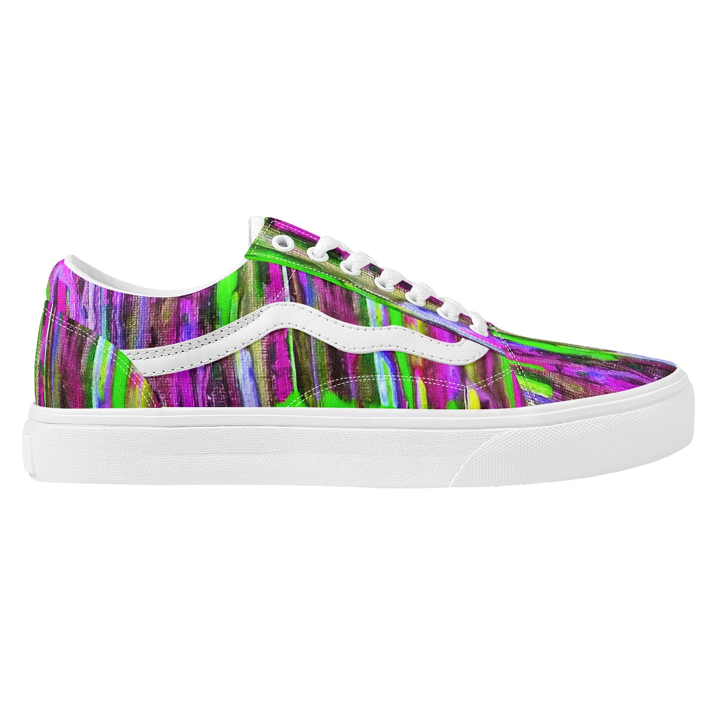 Rainbow drip Mens Low Top Sneakers