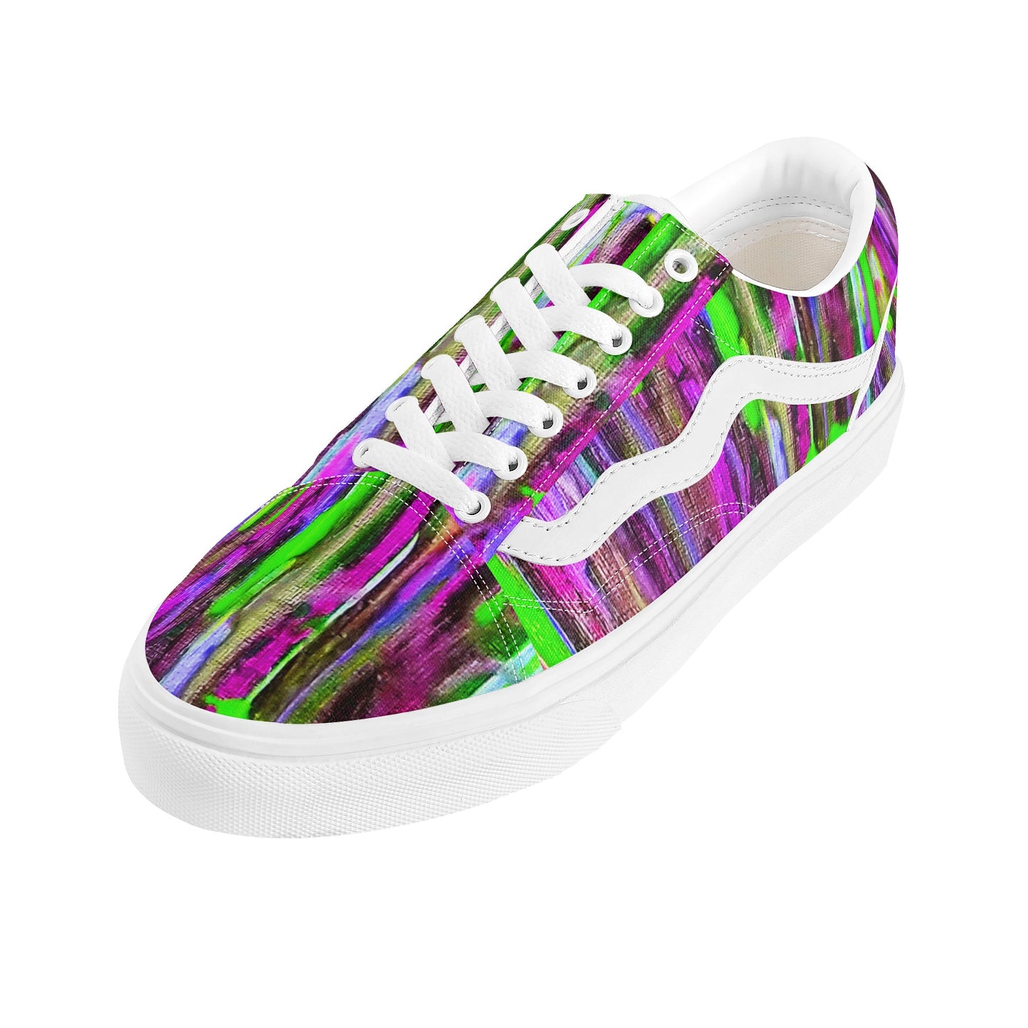 Rainbow drip Mens Low Top Sneakers