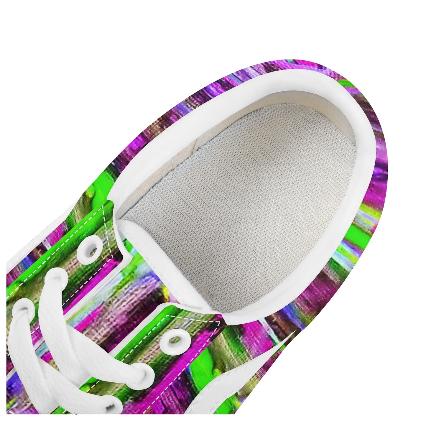 Rainbow drip Mens Low Top Sneakers
