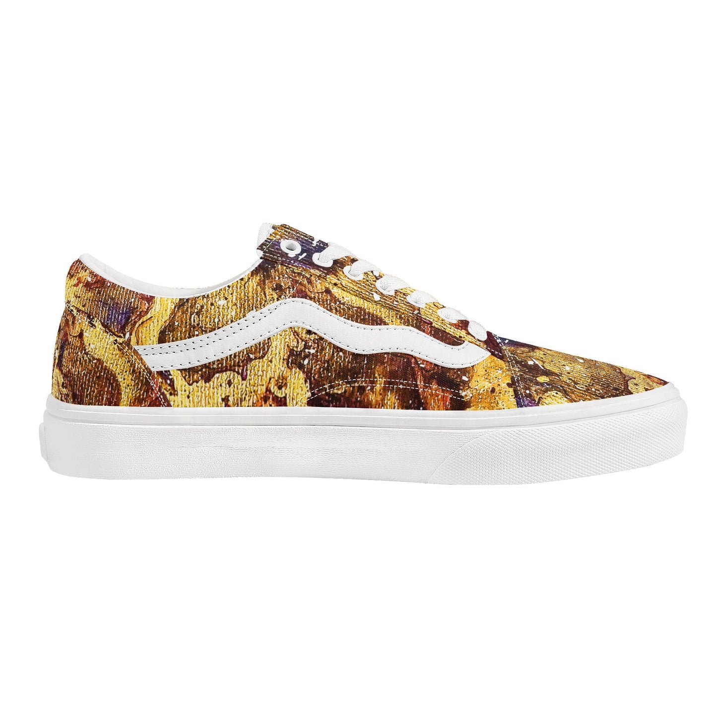 Heaven Meets Universe Mens Low Top Sneakers