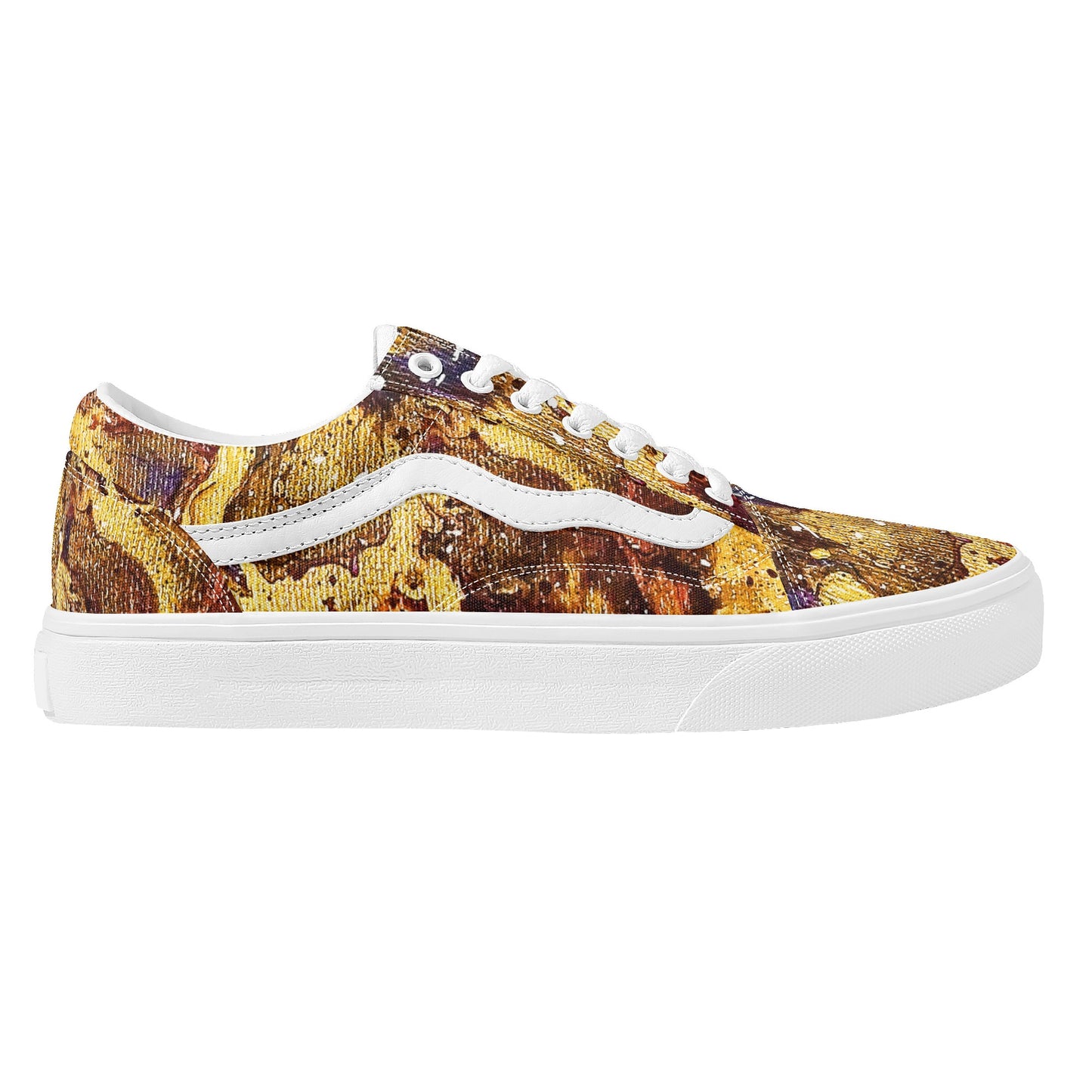 Heaven Meets Universe Mens Low Top Sneakers