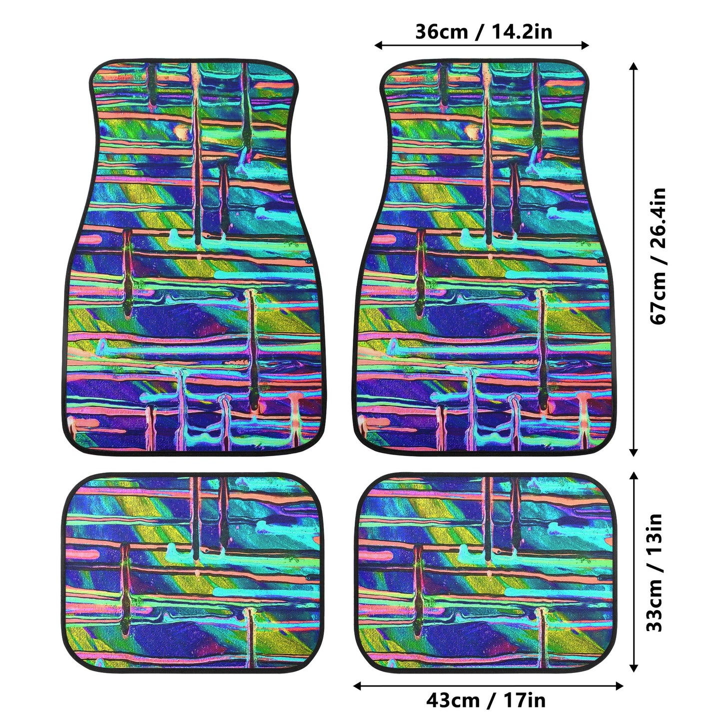 Drip Back and Front Car Floor Mats