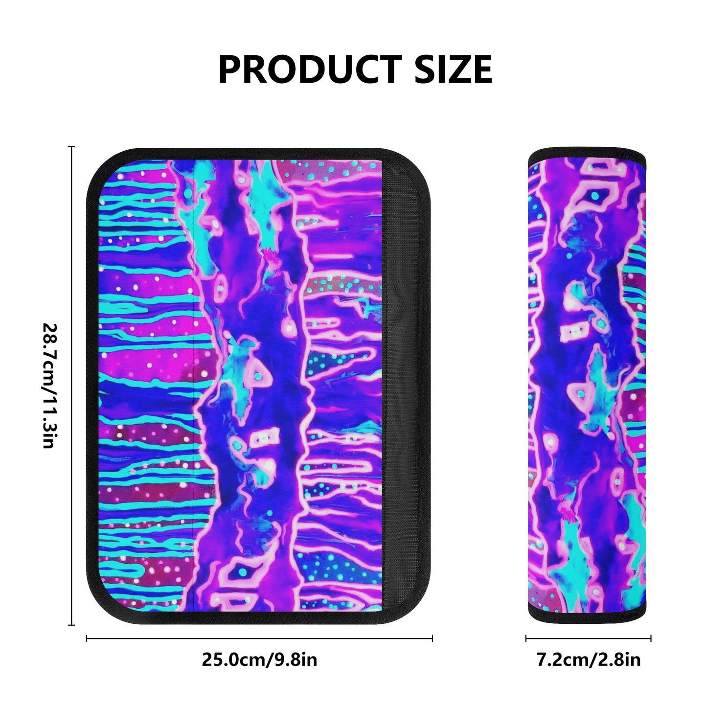 Mystic Cave Car Seat Belt Covers