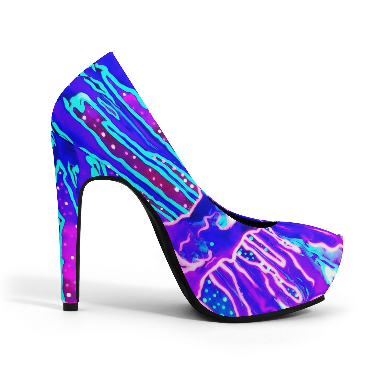 Mystic Cave Women Platform Pumps 5 Inch High Heels