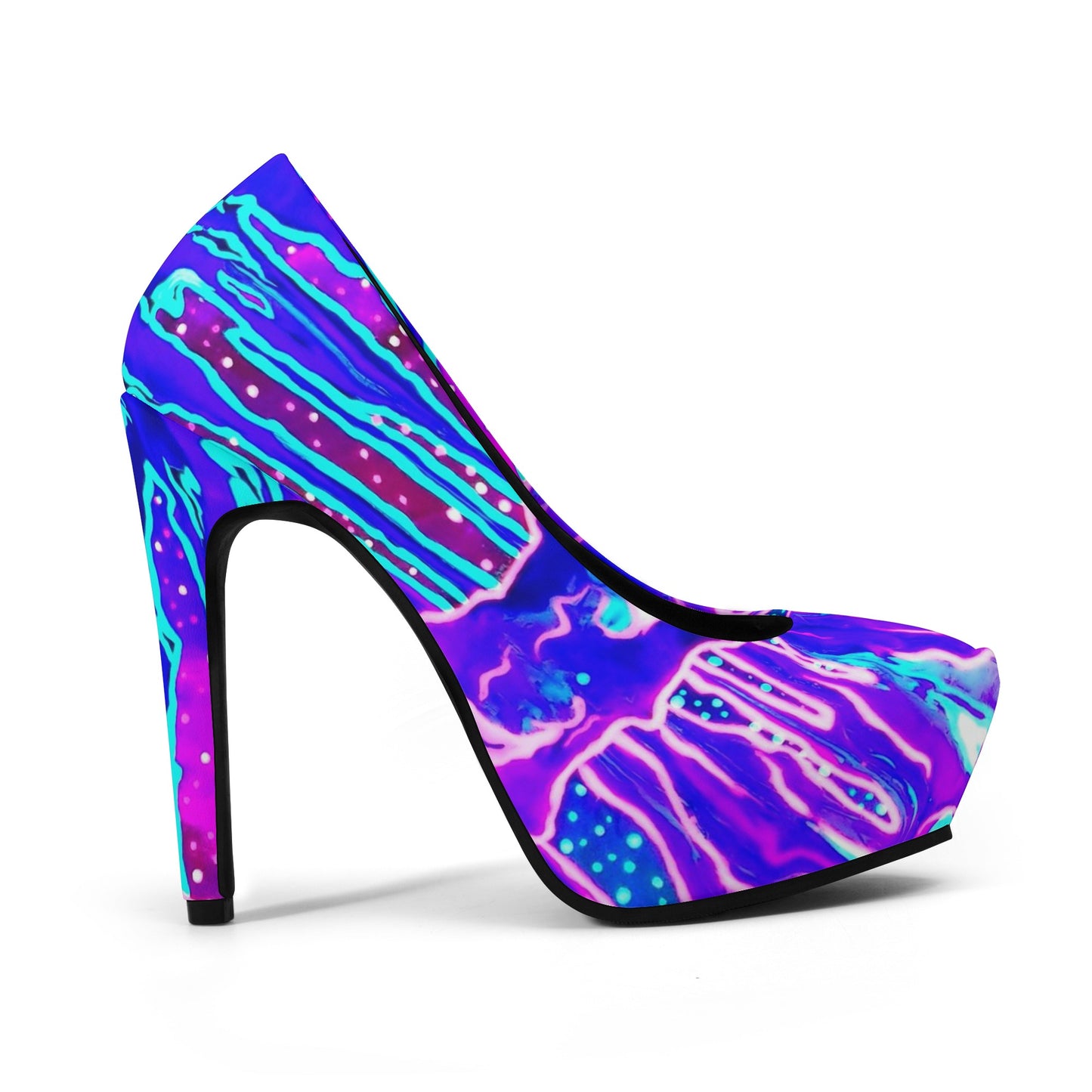 Mystic Cave Women Platform Pumps 5 Inch High Heels