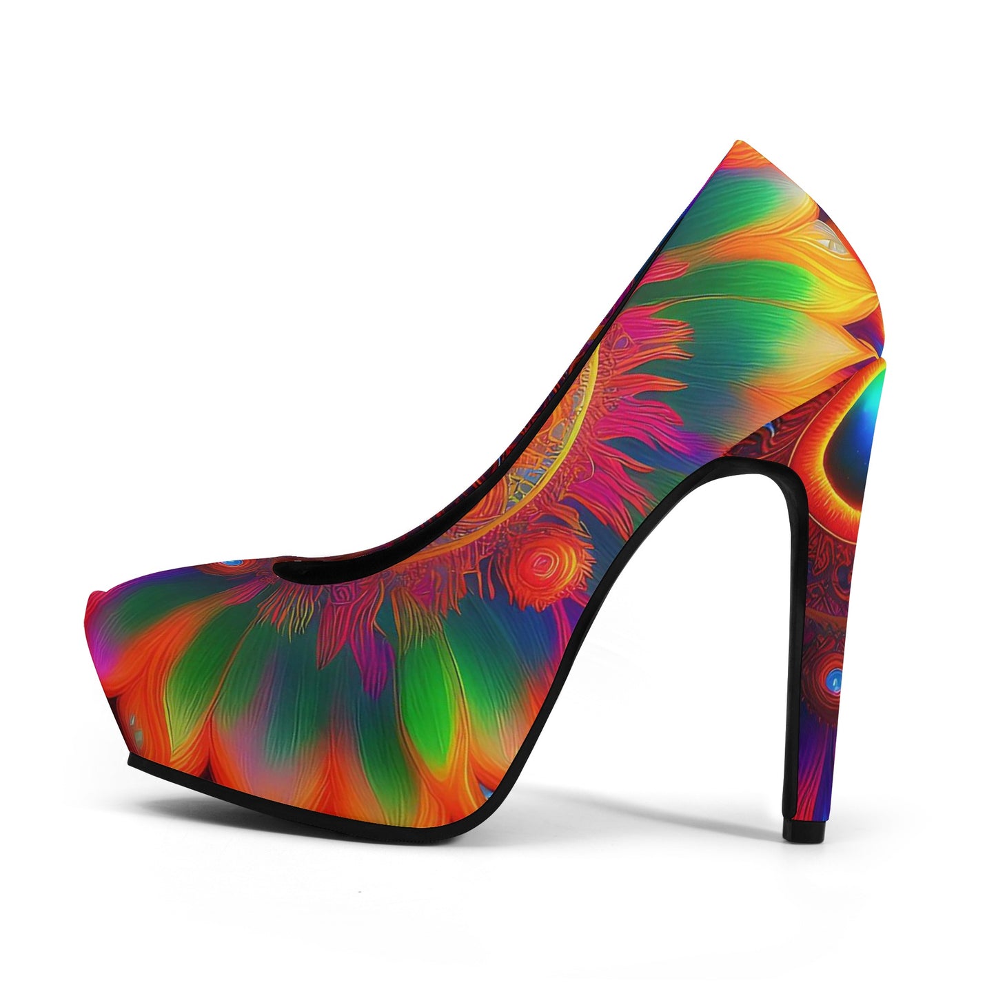 Sun-Dala Women Platform Pumps 5 Inch High Heels