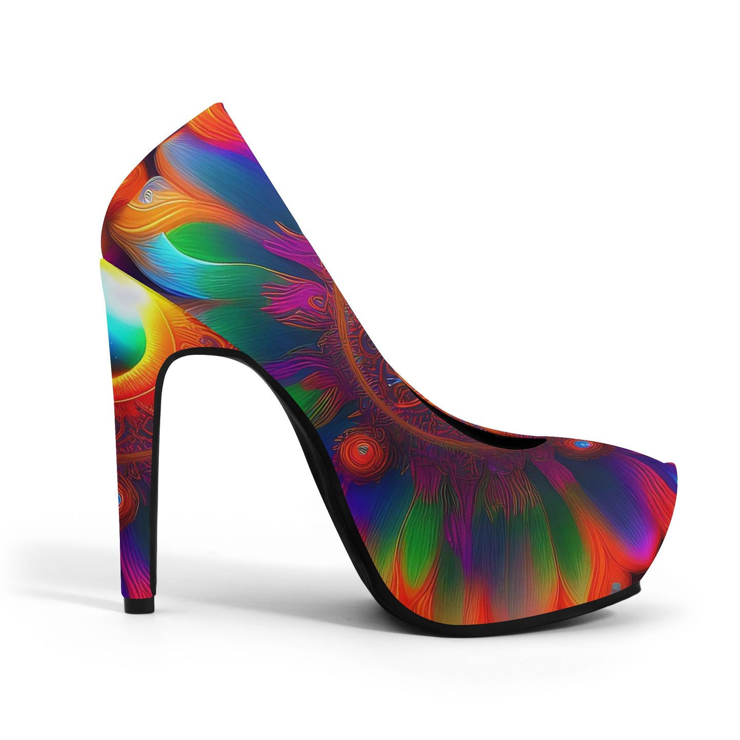 Sun-Dala Women Platform Pumps 5 Inch High Heels