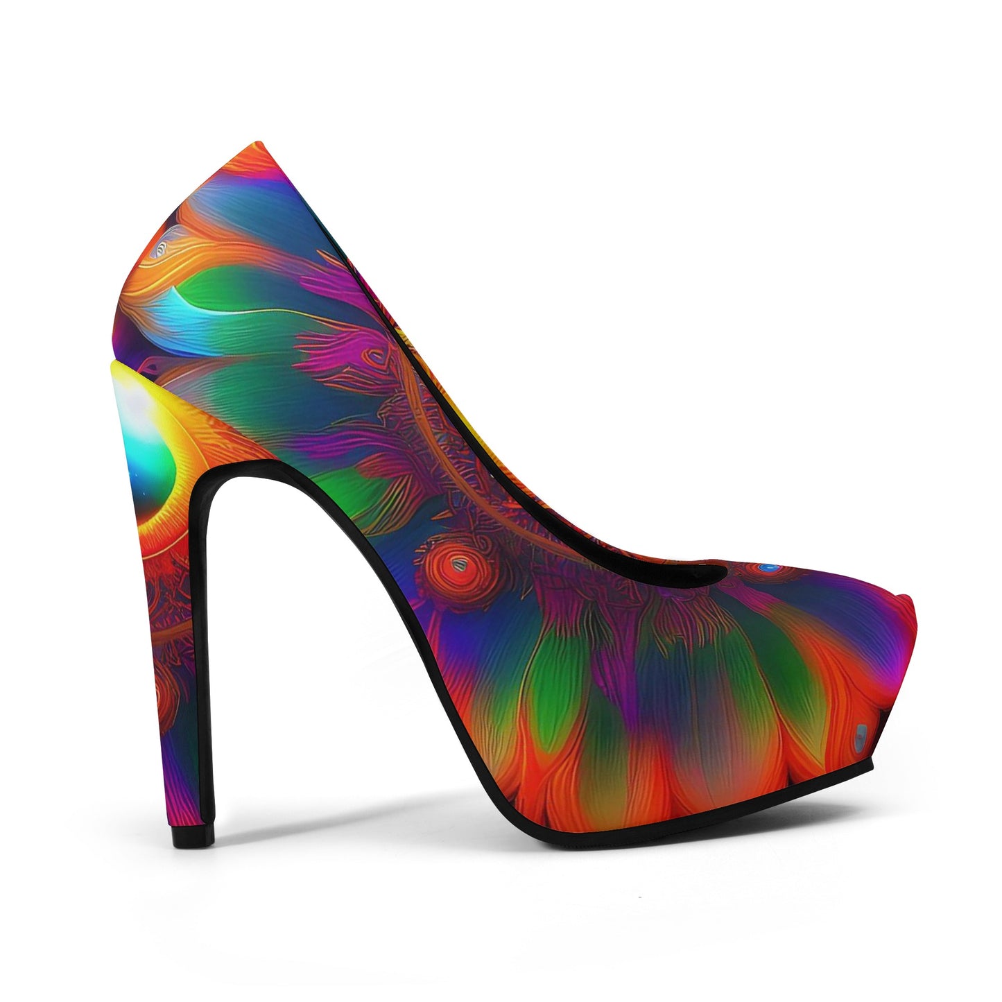 Sun-Dala Women Platform Pumps 5 Inch High Heels