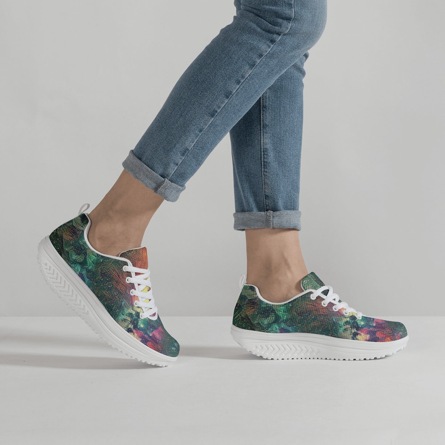 Imagined Mesh Rocking Shoes