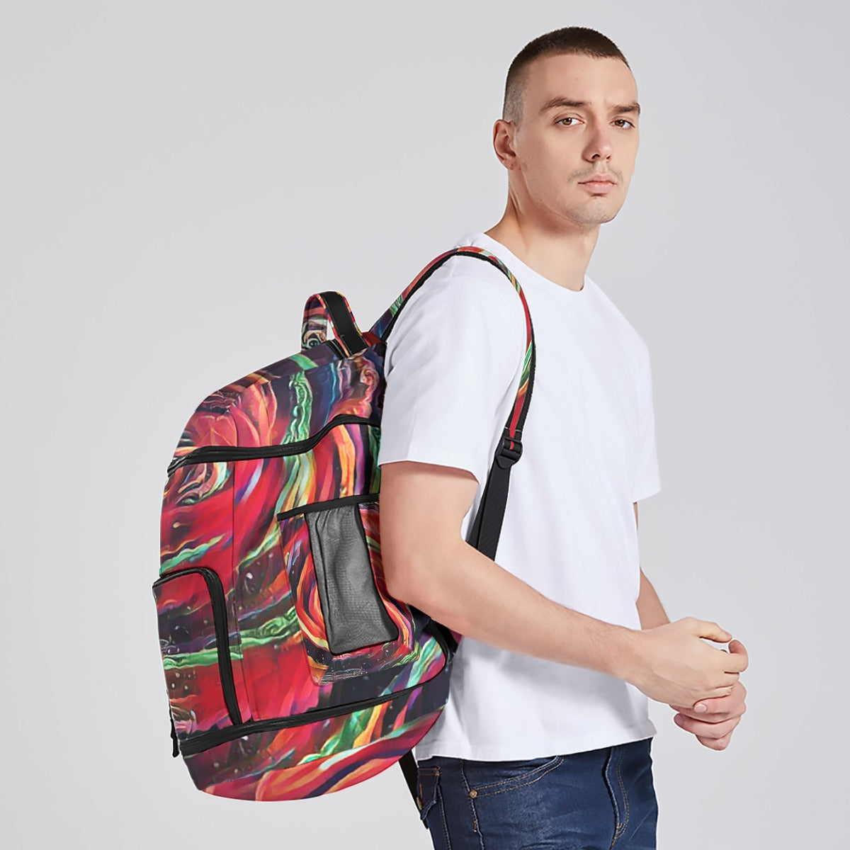 Galactic Whirlpool Multifunctional Backpack
