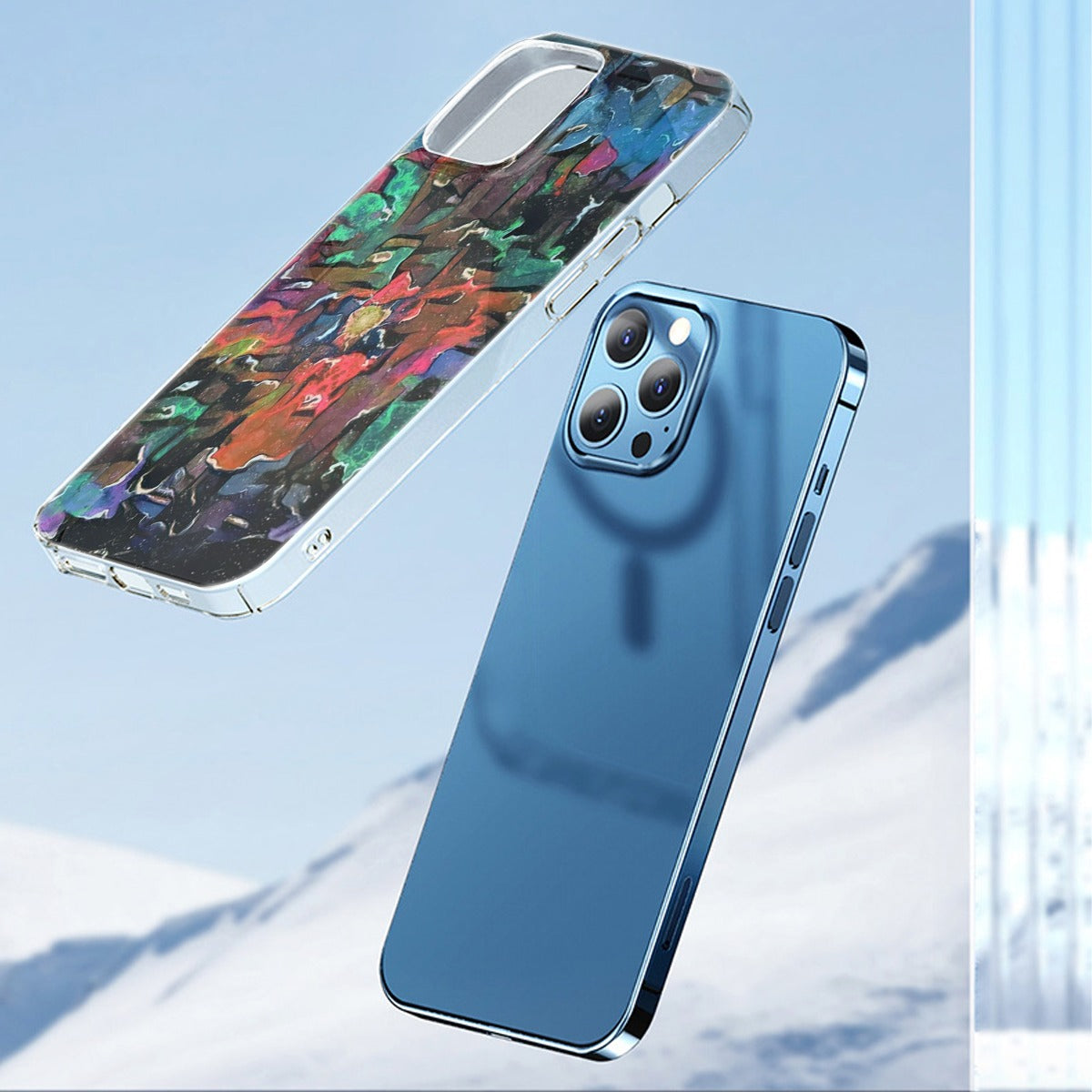 Space Storm iPhone14 Series Mobile Phone Case | TPU