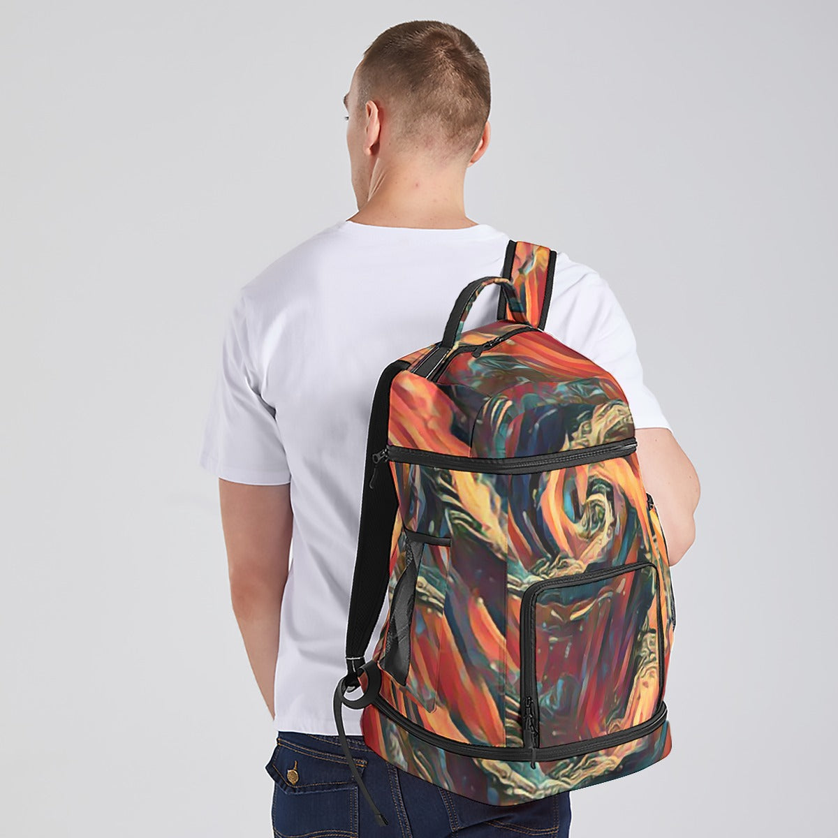 Galactic Whirlpool Multifunctional Backpack