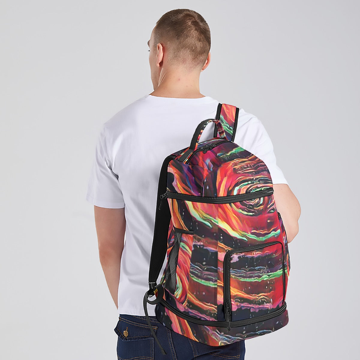 Galactic Whirlpool Multifunctional Backpack