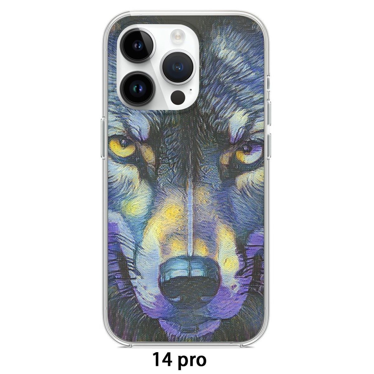 Wolf iPhone14 Series Mobile Phone Case | TPU