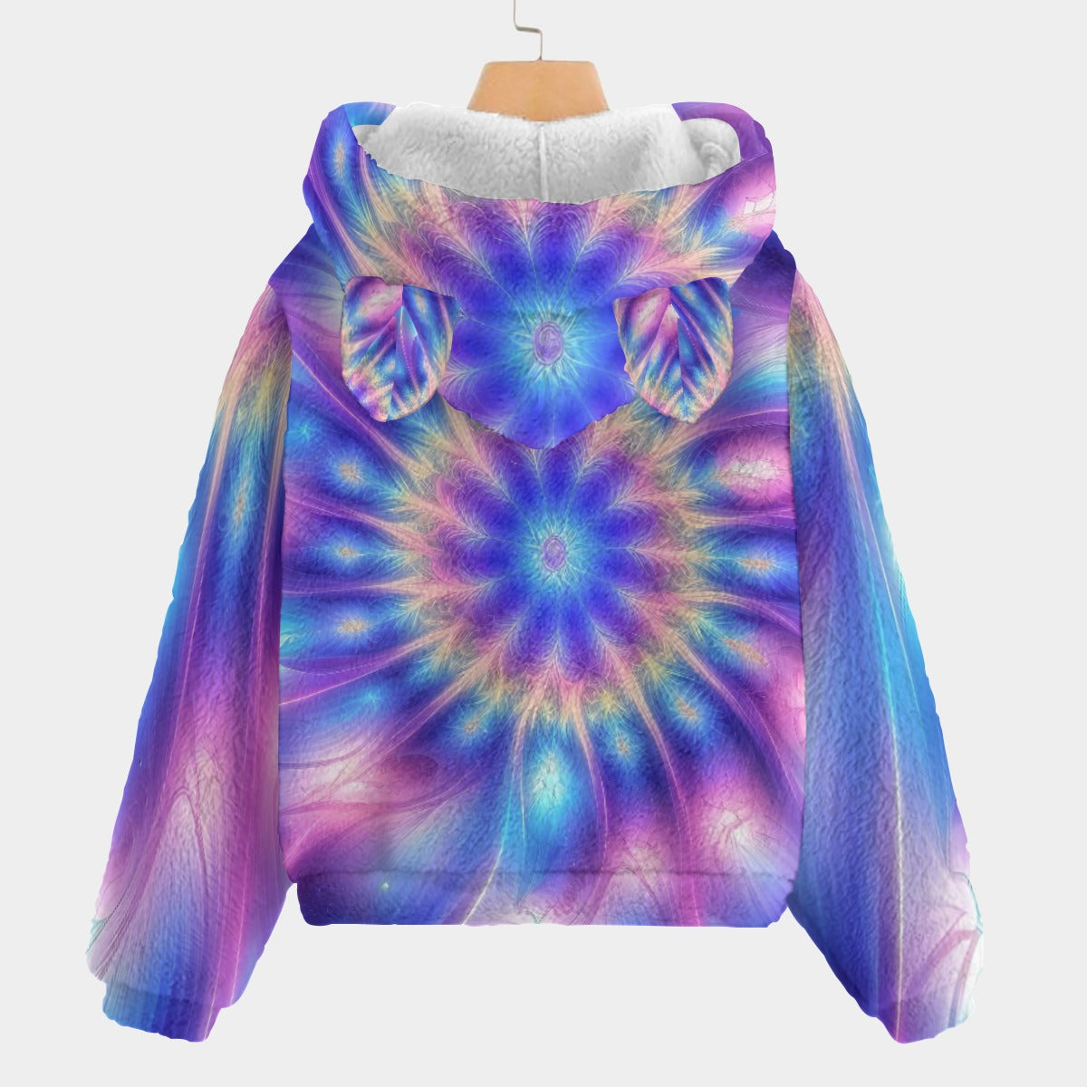 Ascension Tie-Dye Kid’s Borg Fleece Sweatshirt With Ear