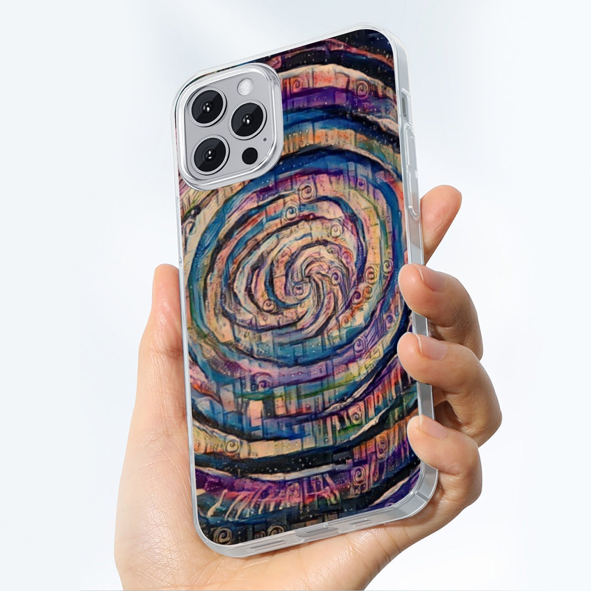 Galactic Whirlpool iPhone14 Series Mobile Phone Case | TPU