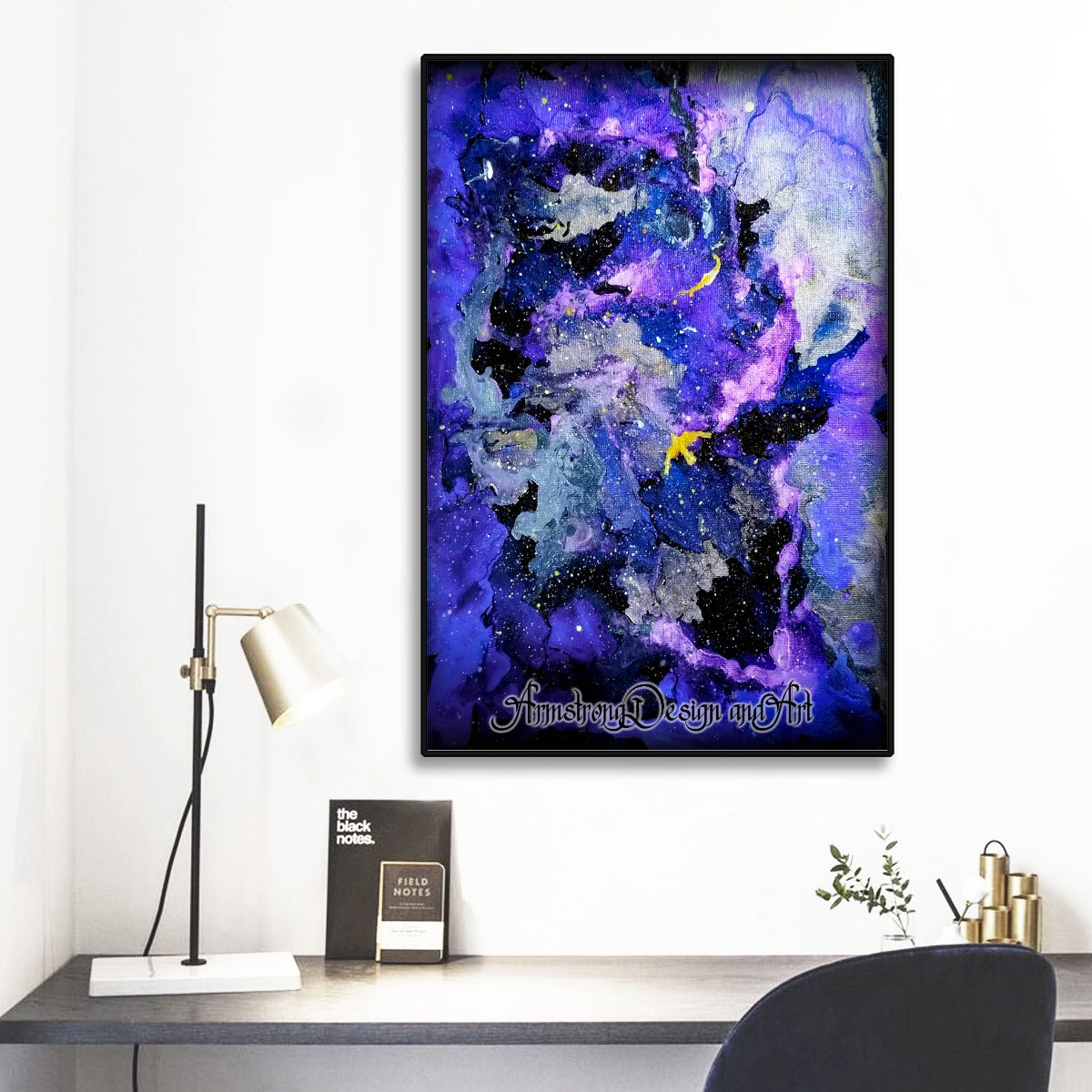 Fly High Black Frame Mural