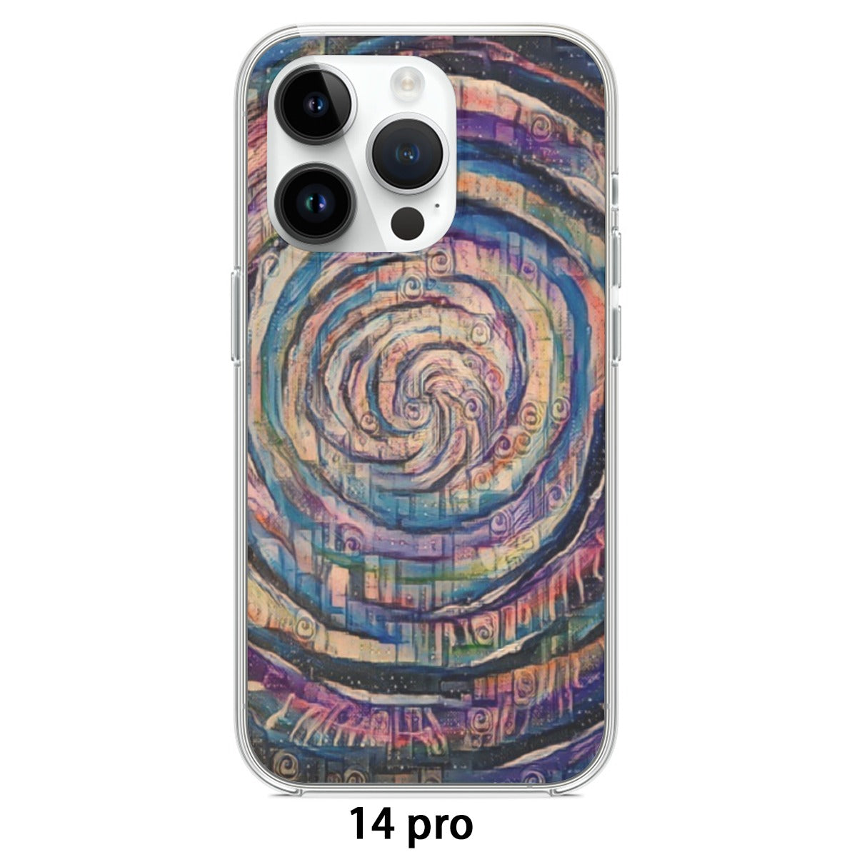 Galactic Whirlpool iPhone14 Series Mobile Phone Case | TPU