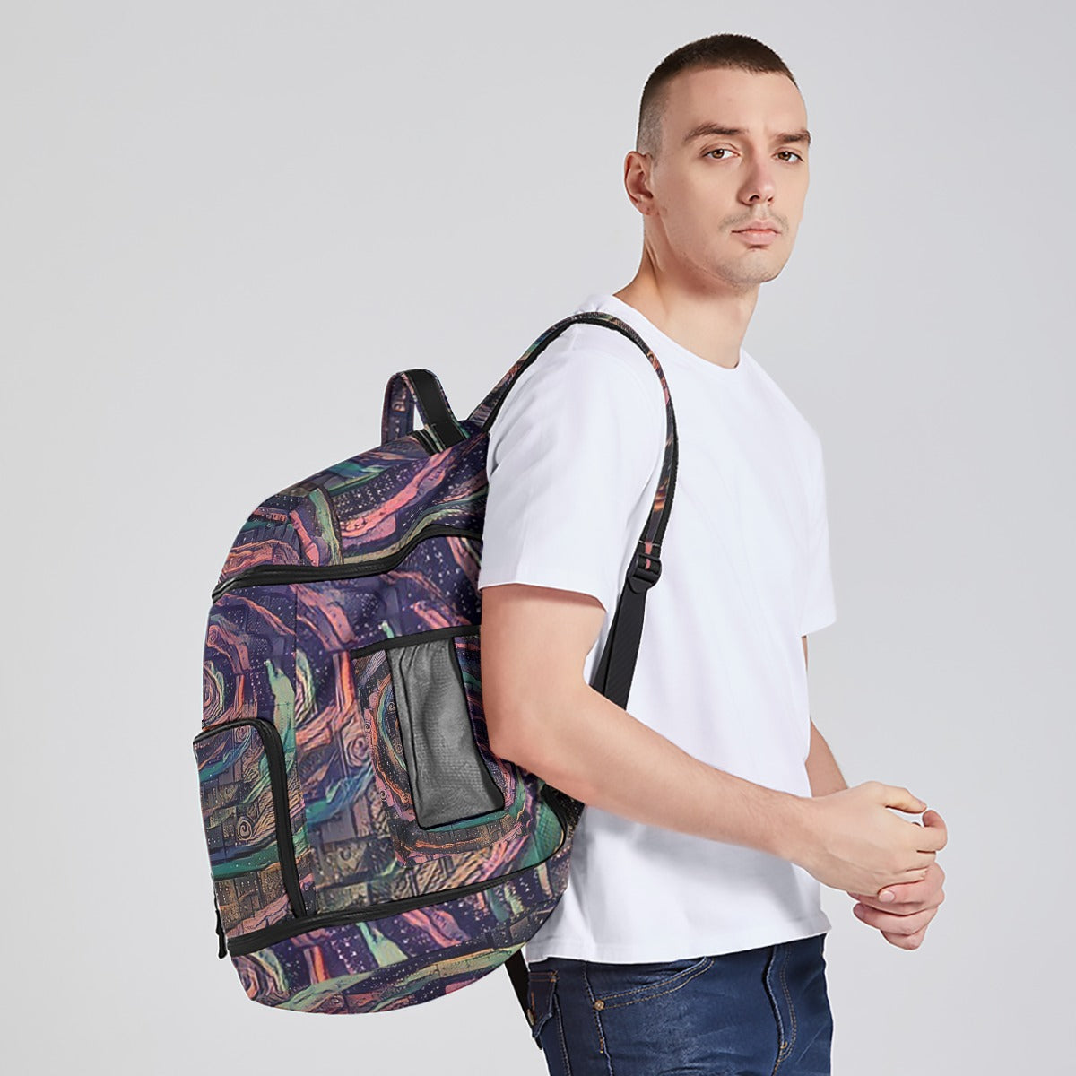 Galactic Whirlpool Multifunctional Backpack