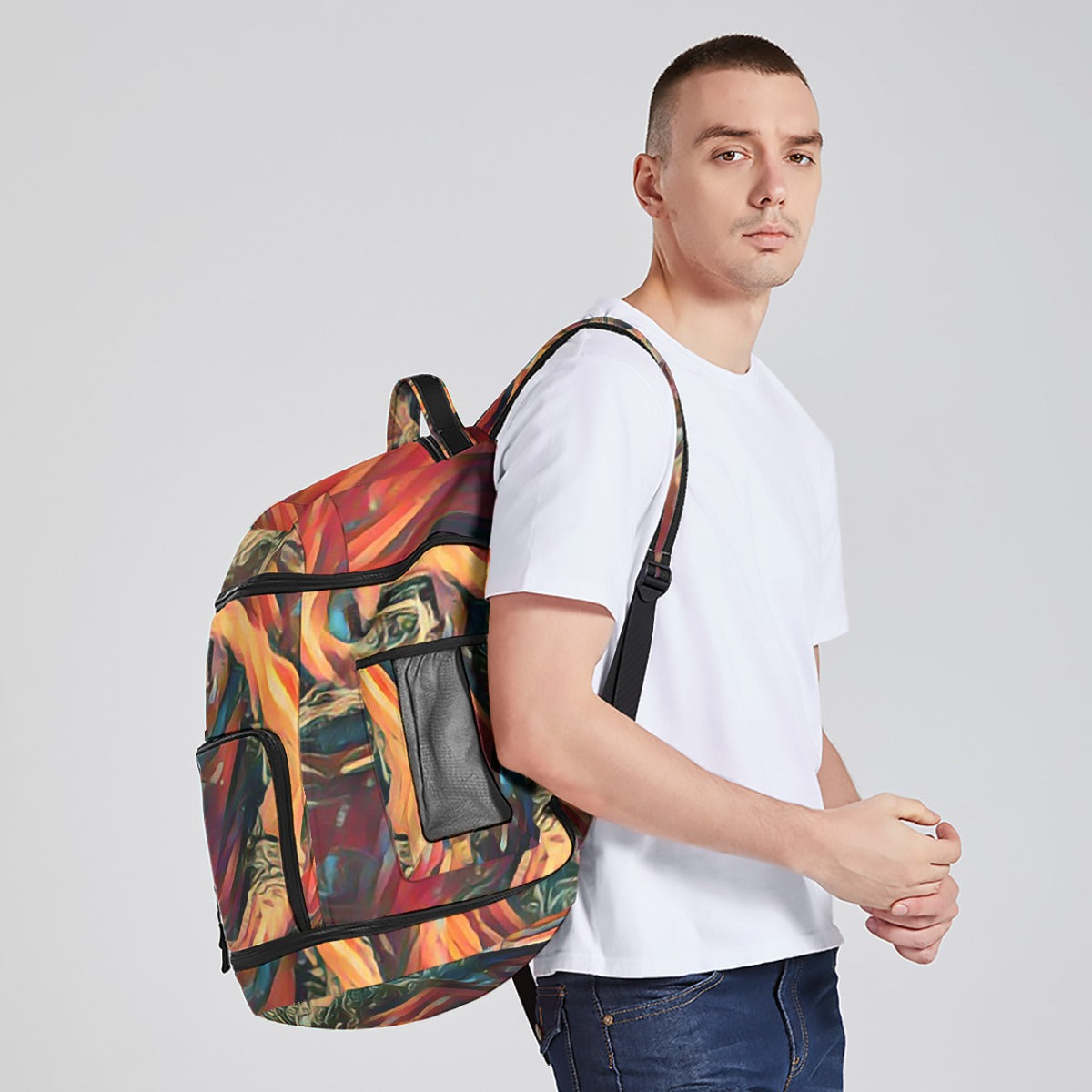 Galactic Whirlpool Multifunctional Backpack