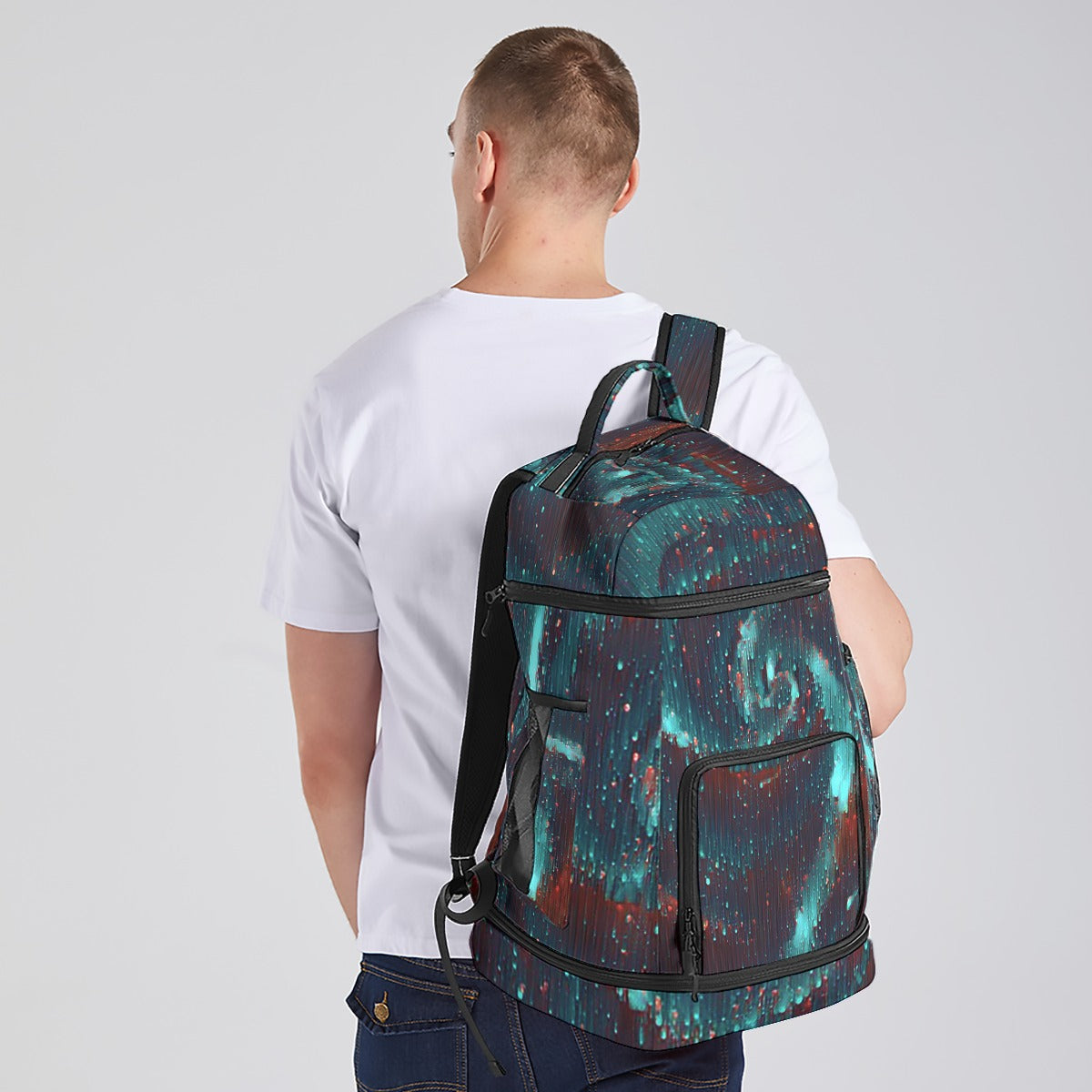 Galactic Whirlpool Multifunctional Backpack