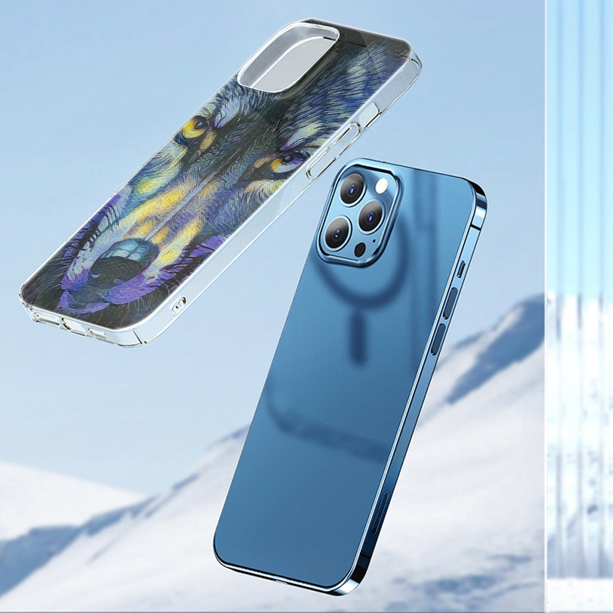 Wolf iPhone14 Series Mobile Phone Case | TPU