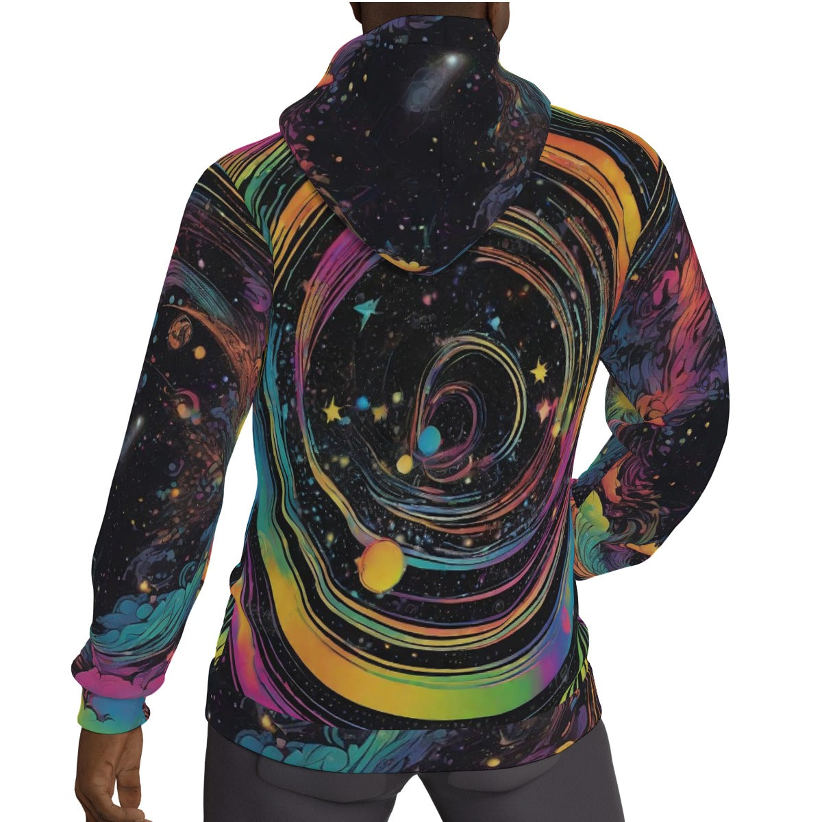 Galactic Trip Men's Thicken Pullover Hoodie