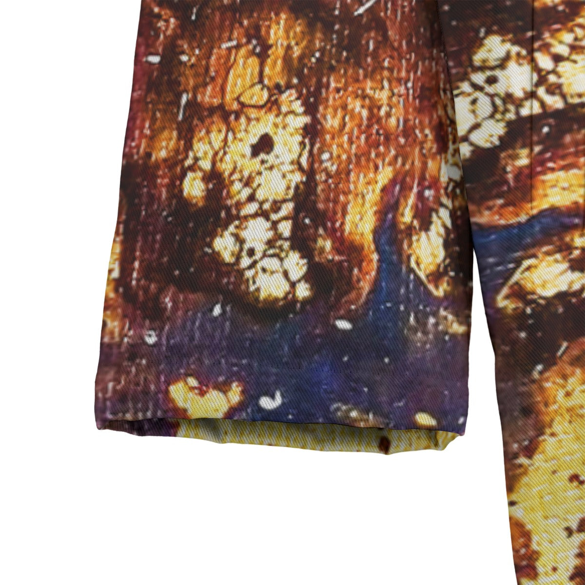 Heaven meets Universe Men's Canvas Button Fleece Windbreaker